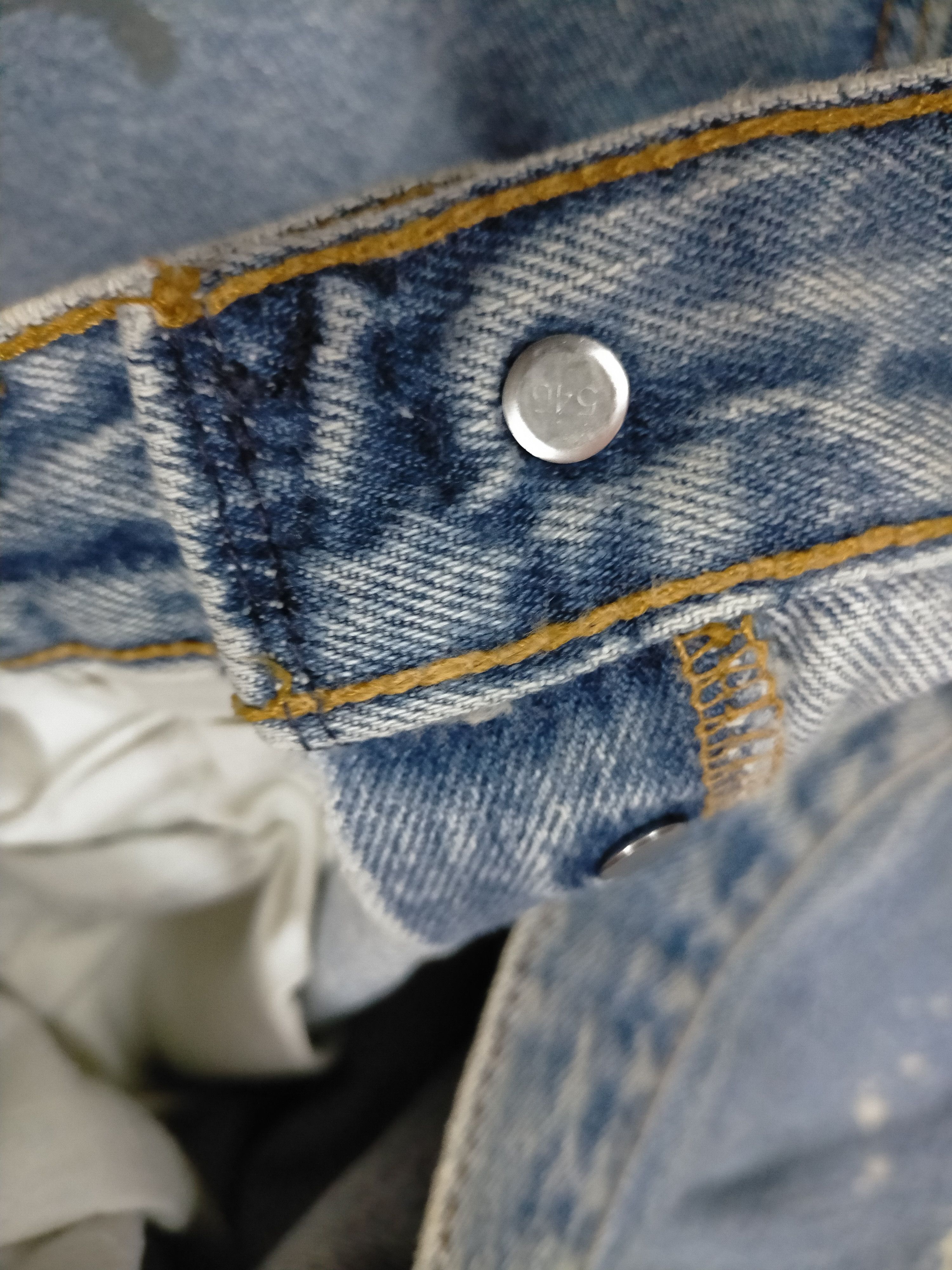 Levi's Vintage Levis Distressed painted Denim Size US 34 / EU 50 - 10 Thumbnail