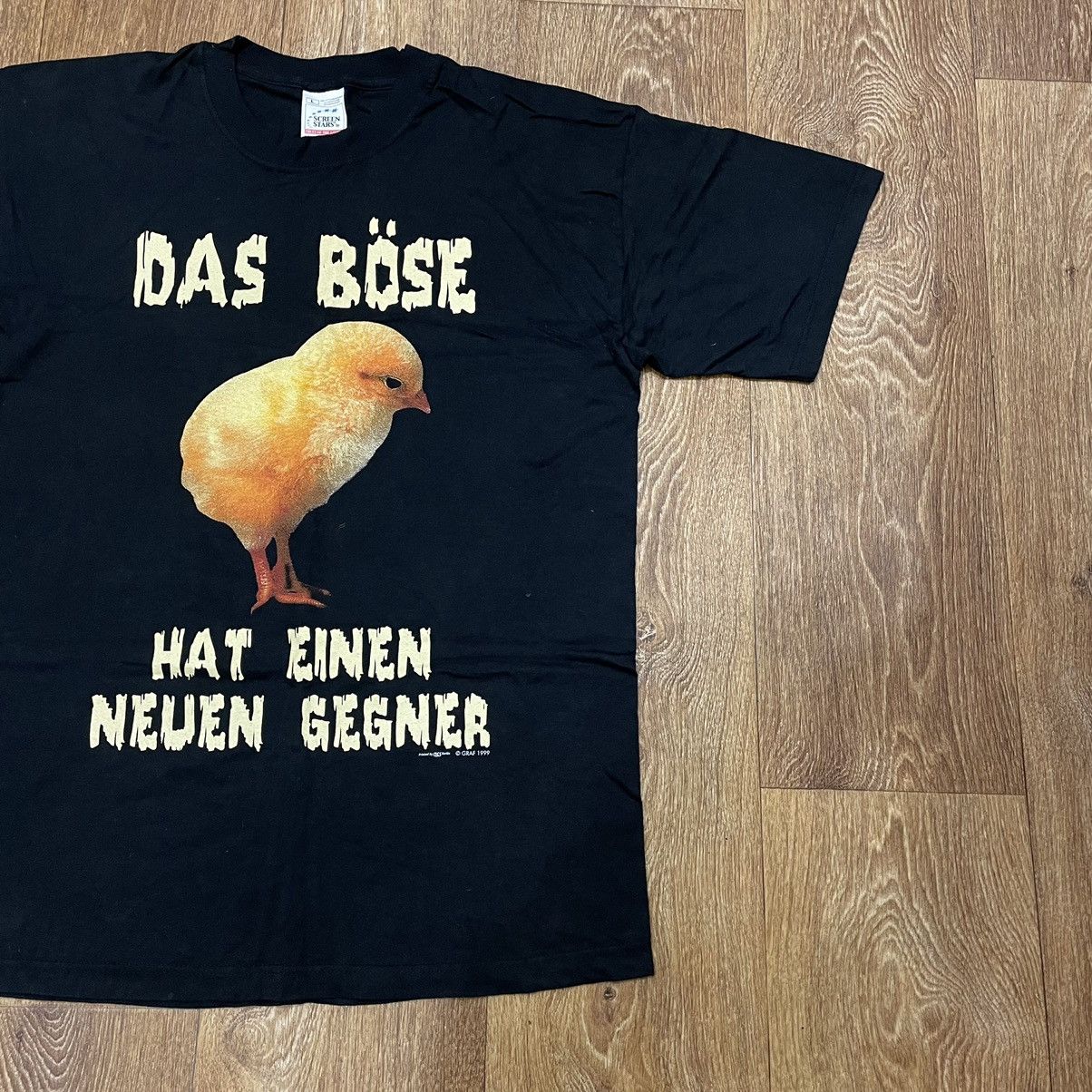 Vintage Vintage 90s Y2K Graphic Humor Tee Streetwear Black Boxy L Size US L / EU 52-54 / 3 - 2 Thumbnail