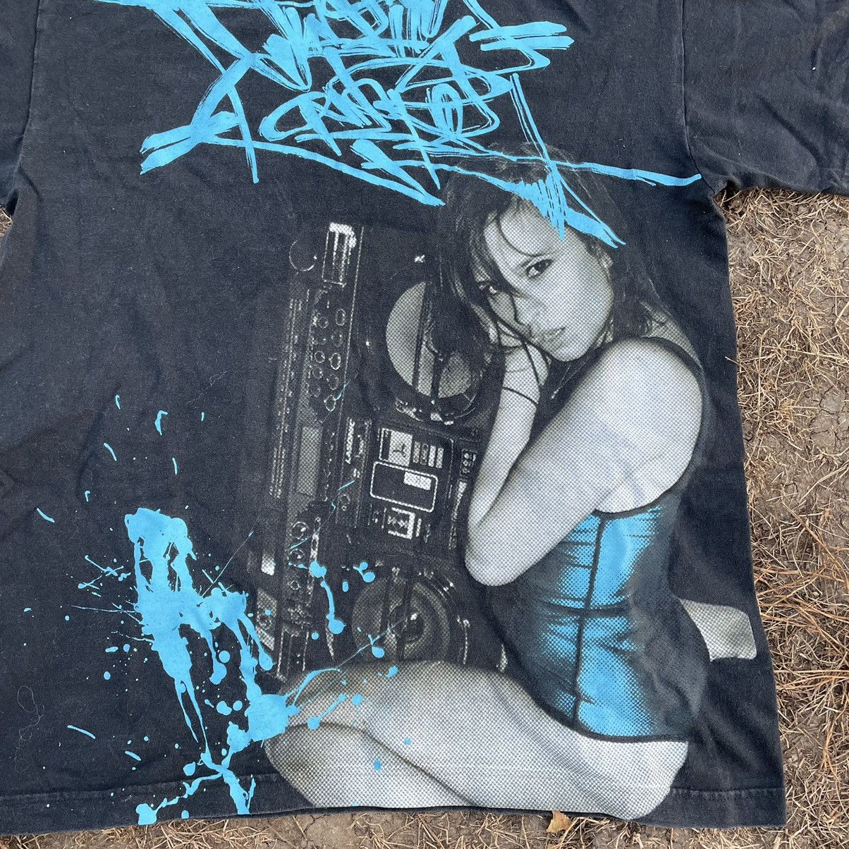 Vintage Vintage Y2K Sun Faded Graphic Tee Grunge Skate Black Slim L Size US L / EU 52-54 / 3 - 4 Thumbnail