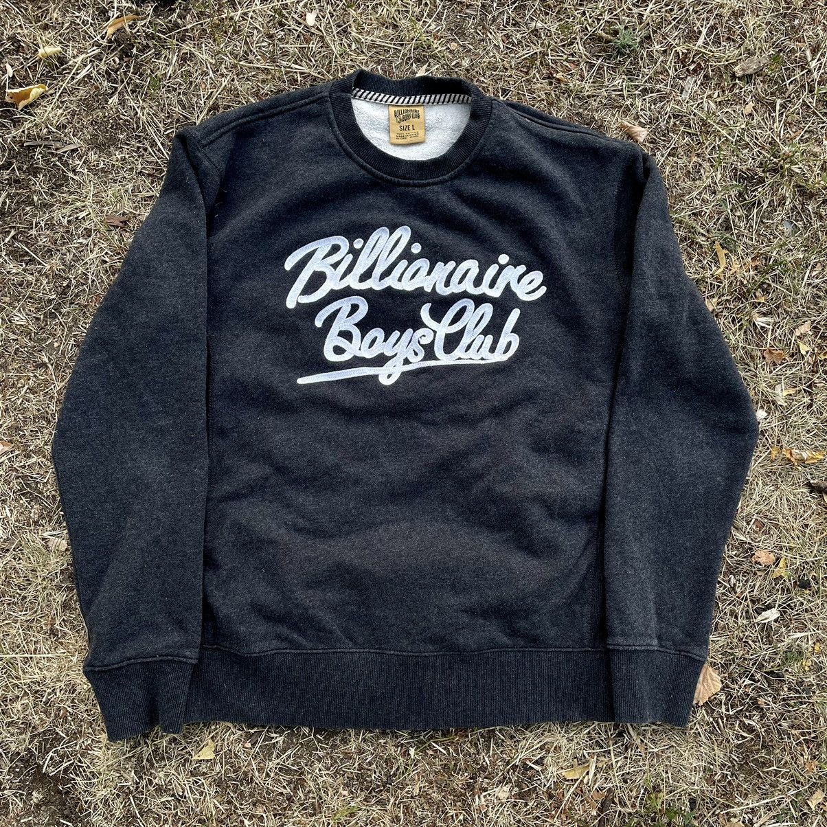 Vintage Vintage 90s Billionaire Boys Club Logo Crewneck Black Rave M Size US M / EU 48-50 / 2 - 1 Thumbnail