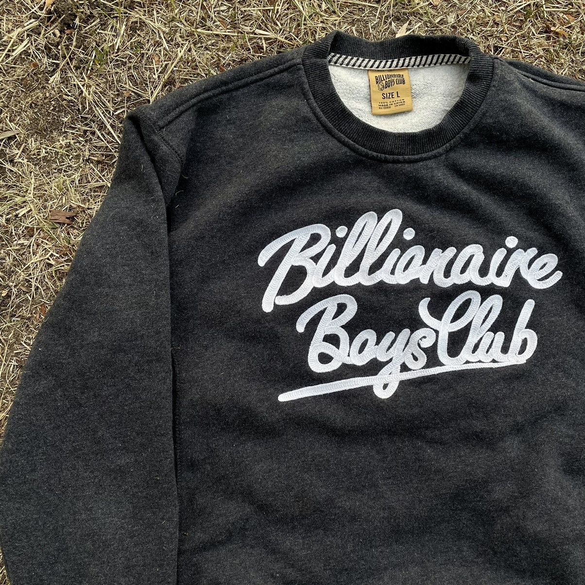 Vintage Vintage 90s Billionaire Boys Club Logo Crewneck Black Rave M Size US M / EU 48-50 / 2 - 3 Thumbnail