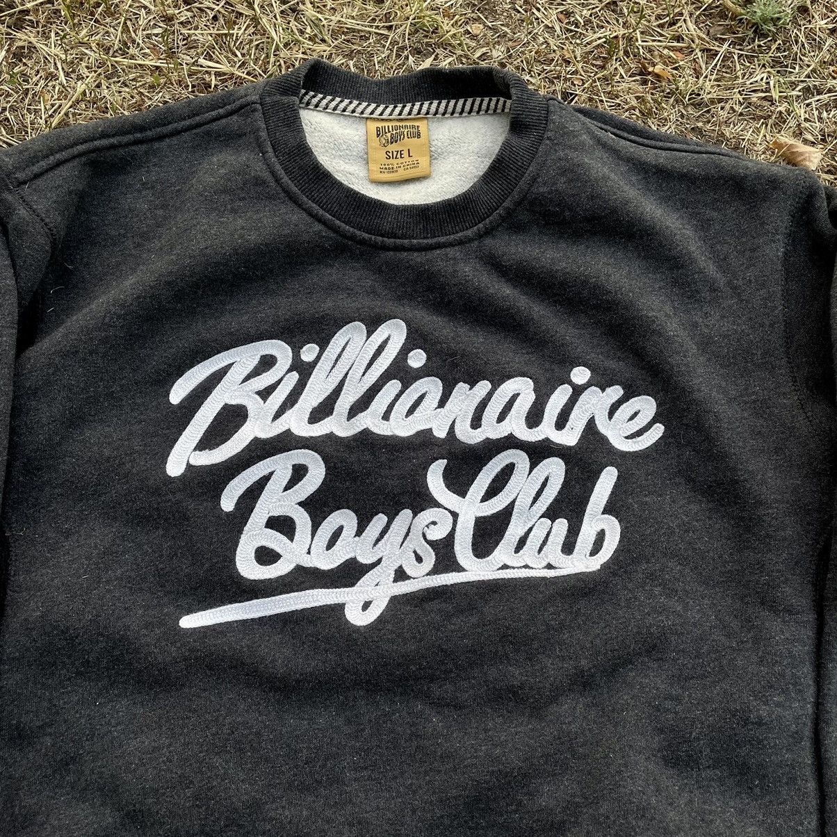 Vintage Vintage 90s Billionaire Boys Club Logo Crewneck Black Rave M Size US M / EU 48-50 / 2 - 4 Thumbnail