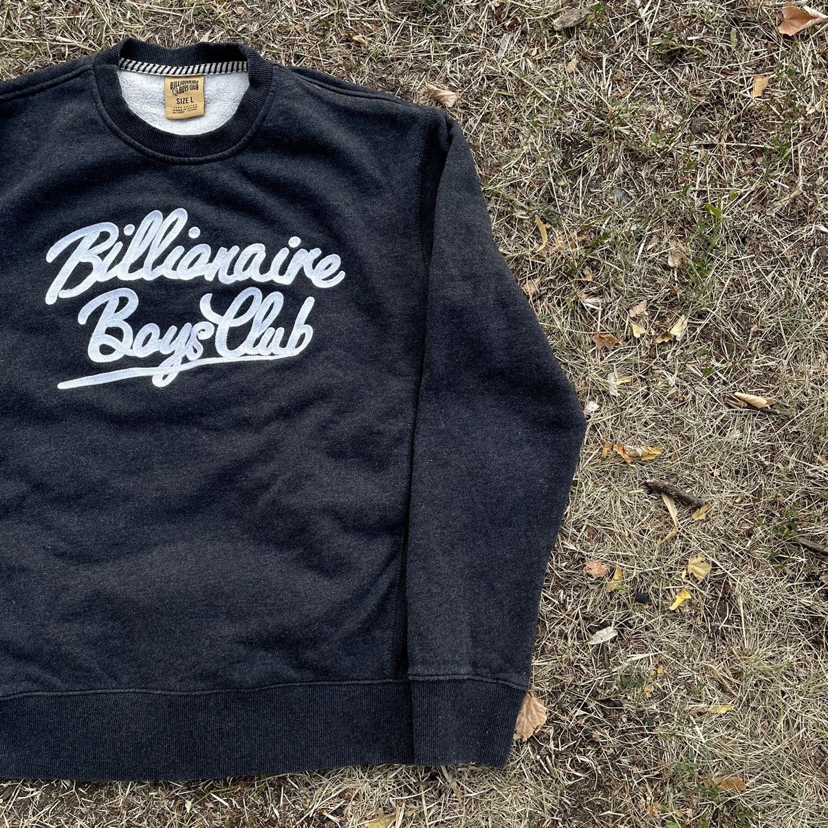 Vintage Vintage 90s Billionaire Boys Club Logo Crewneck Black Rave M Size US M / EU 48-50 / 2 - 2 Thumbnail