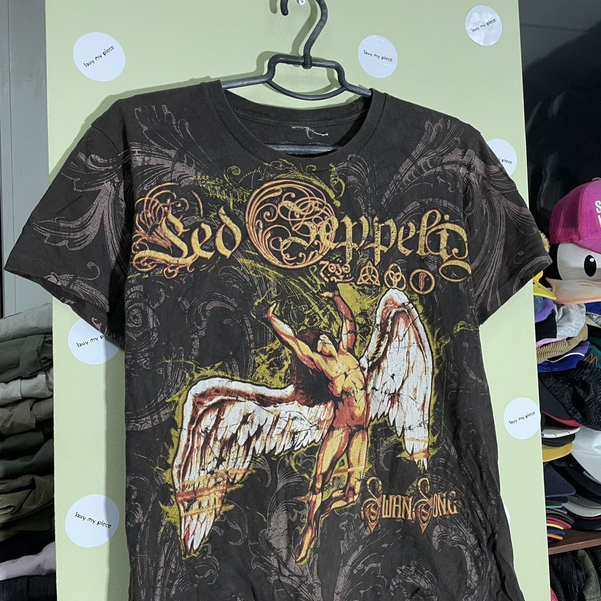 Vintage Vintage Y2K Led Zeppelin Sun Faded Graphic Tee Grunge Slim M Size US M / EU 48-50 / 2 - 4 Thumbnail