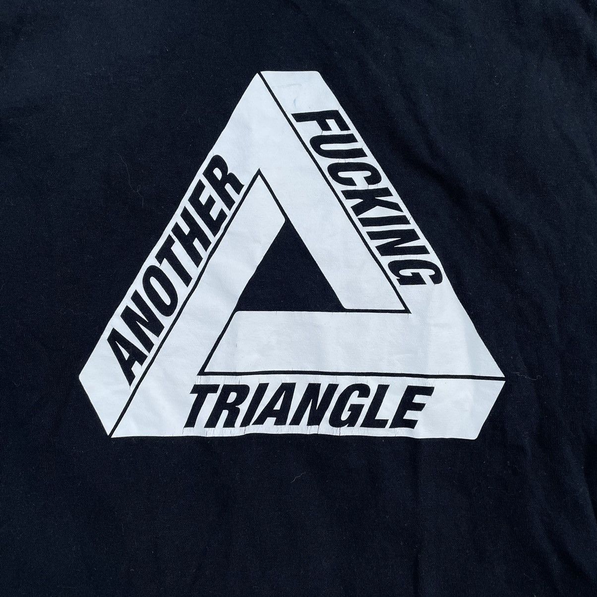 Vintage Vintage Y2K Another Fucking Triangle Graphic Tee Streetwear Size US M / EU 48-50 / 2 - 4 Thumbnail