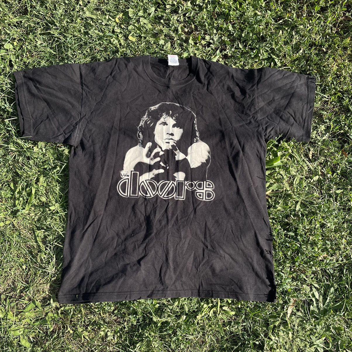 Vintage Vintage Y2K Doors Graphic Band Tee Grunge Streetwear Baggy M Size US M / EU 48-50 / 2 - 1 Thumbnail