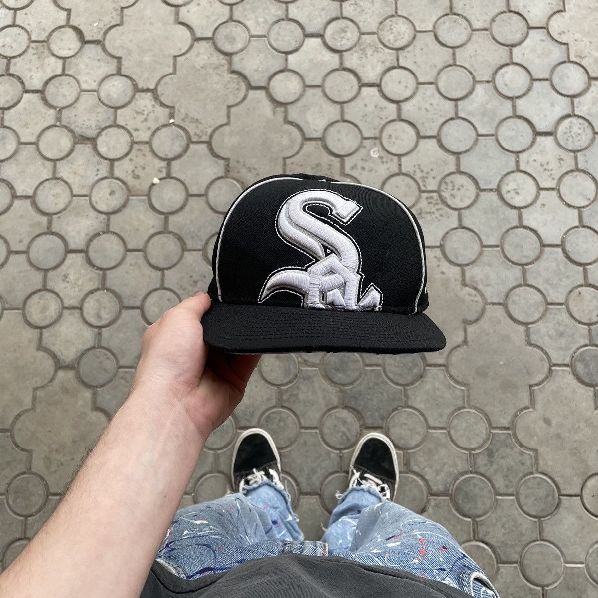 Vintage 90s Sox SnapBack NBA MBL NFL Cap Hat Starter