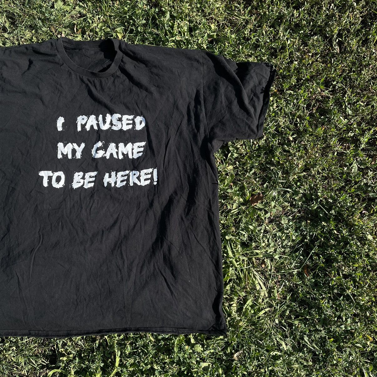 Vintage Vintage Y2K Paused My Game Graphic Tee Humor Streetwear L Size US L / EU 52-54 / 3 - 2 Thumbnail