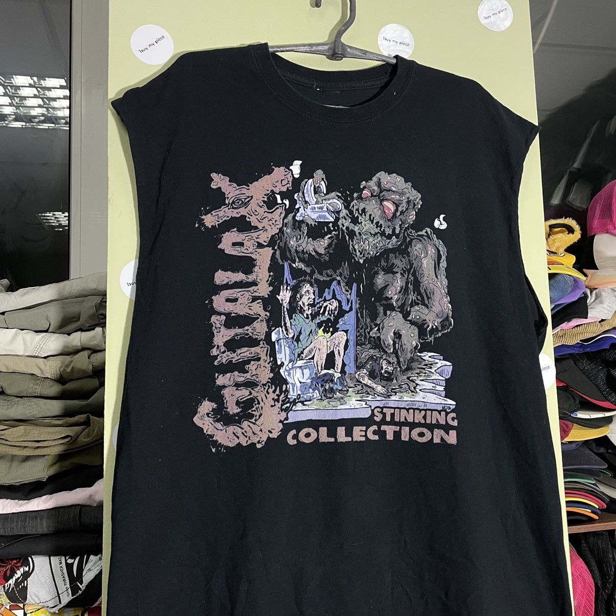Vintage Vintage Y2K Horror Graphic Tee Sun Faded Grunge Skulls L Size US L / EU 52-54 / 3 - 5 Thumbnail
