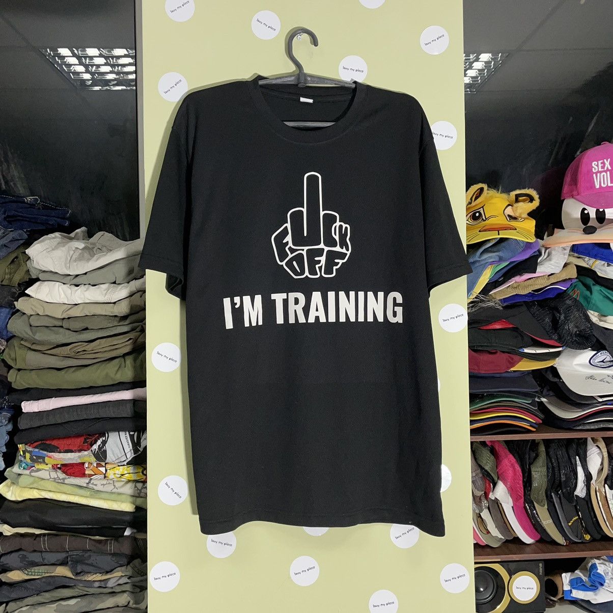 Vintage Vintage 90s ADULT Off Tee Fuck Middle Finger XL Size US XL / EU 56 / 4 - 1 Thumbnail