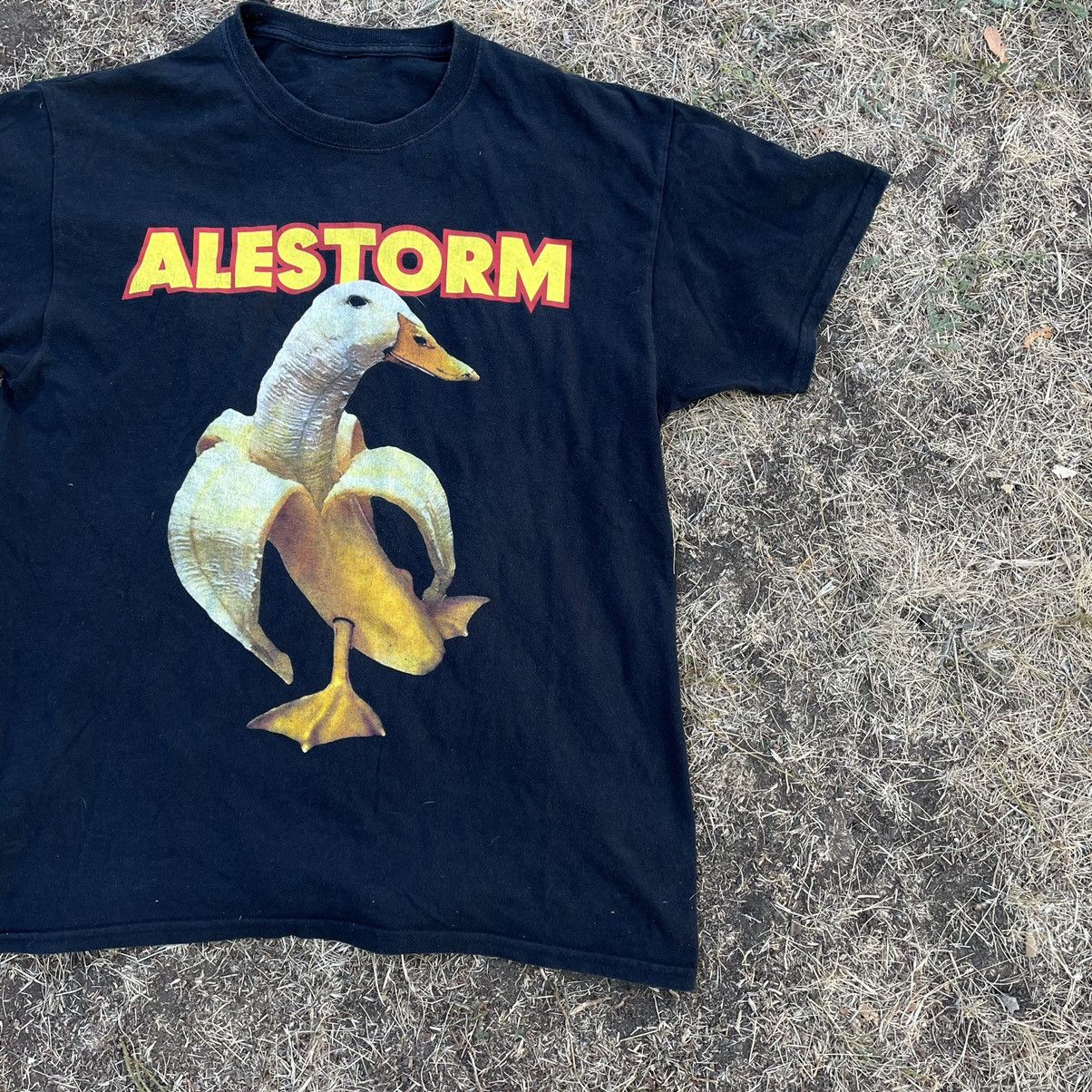 Vintage Vintage Y2K Alestorm Banana Graphic Tee Streetwear Slim XL Size US XL / EU 56 / 4 - 2 Thumbnail
