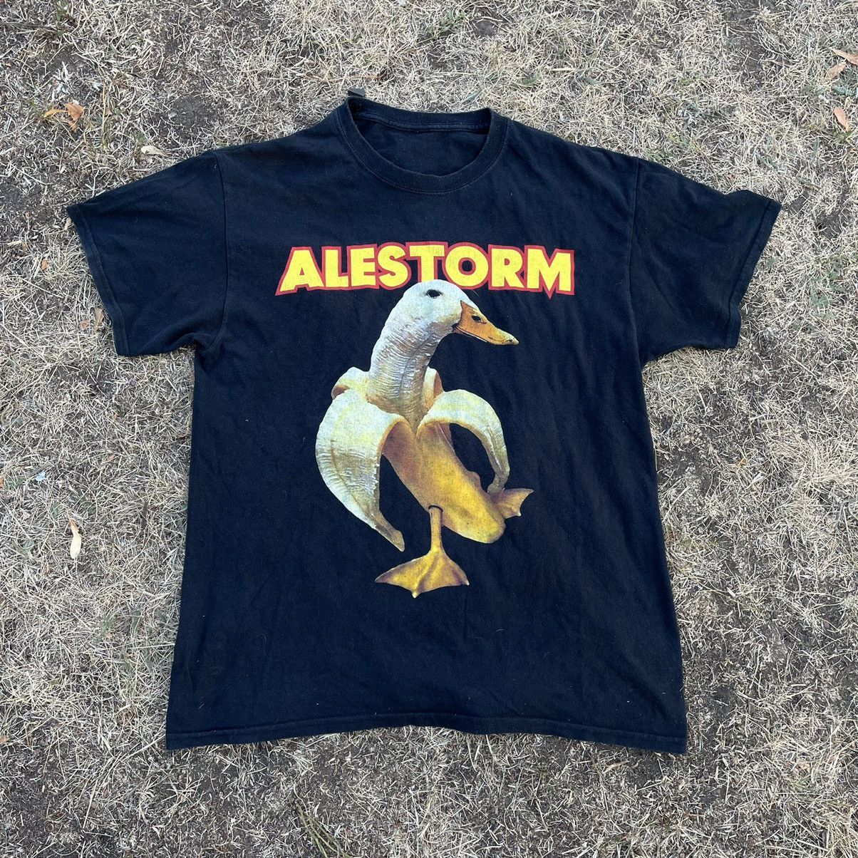 Vintage Vintage Y2K Alestorm Banana Graphic Tee Streetwear Slim XL Size US XL / EU 56 / 4 - 1 Thumbnail