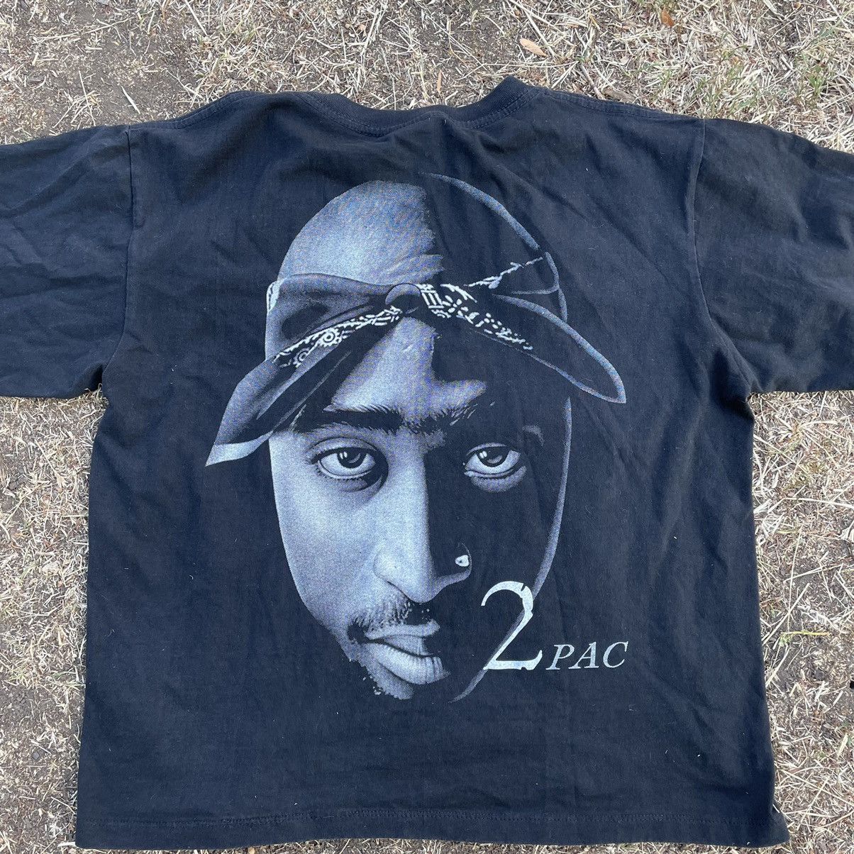 Vintage Vintage 90s 2Pac Graphic Tee Hip Hop Streetwear Archive M Size US M / EU 48-50 / 2 - 7 Thumbnail