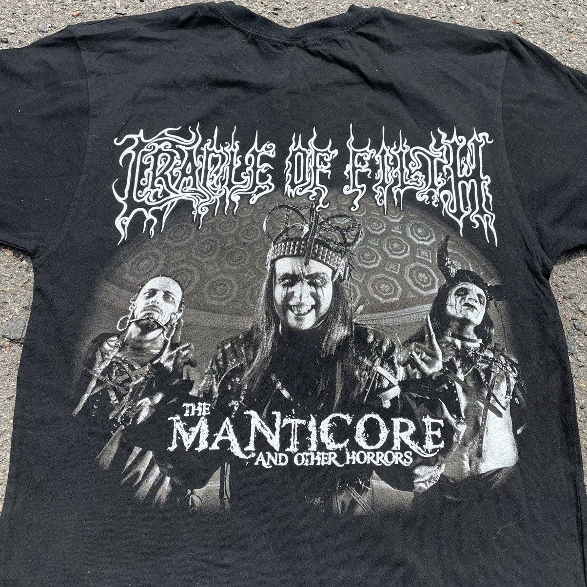 Vintage Vintage Y2K Cradle Filth Band Tee Dark Gothic Graphic Black Size US M / EU 48-50 / 2 - 7 Thumbnail