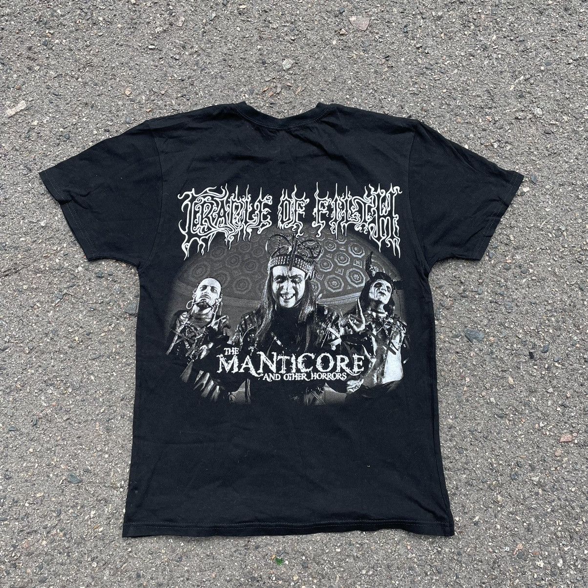 Vintage Vintage Y2K Cradle Filth Band Tee Dark Gothic Graphic Black Size US M / EU 48-50 / 2 - 6 Thumbnail