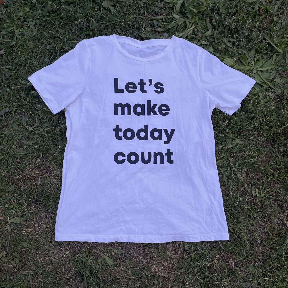 Vintage Vintage Y2K Graphic Tee Motivational Print Streetwear Boxy M Size US M / EU 48-50 / 2 - 1 Thumbnail
