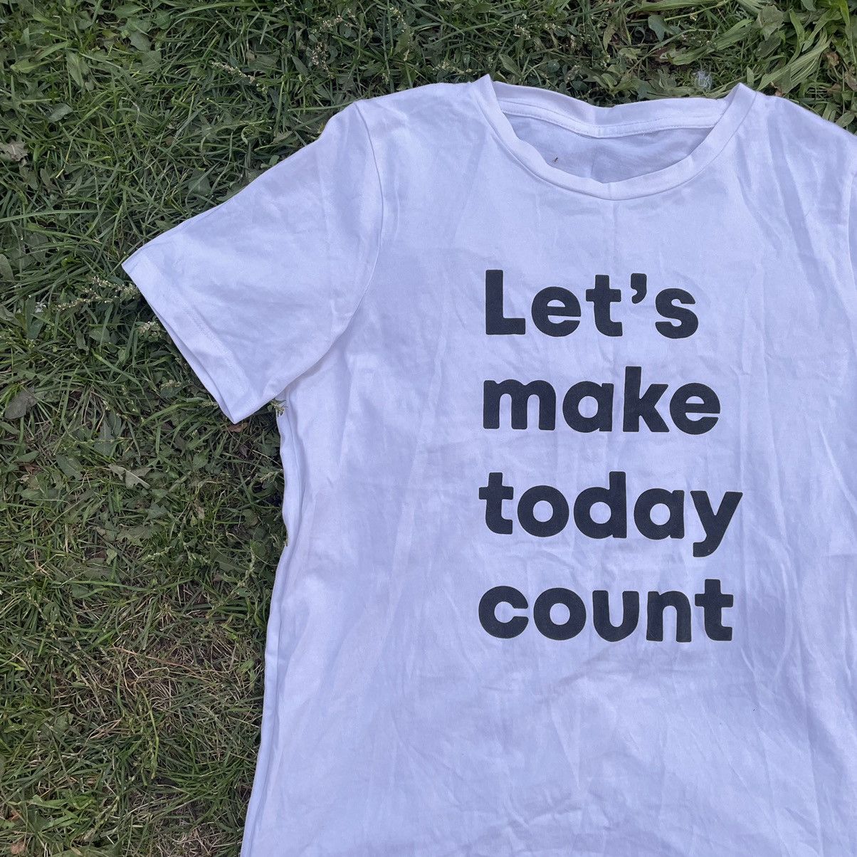 Vintage Vintage Y2K Graphic Tee Motivational Print Streetwear Boxy M Size US M / EU 48-50 / 2 - 4 Thumbnail