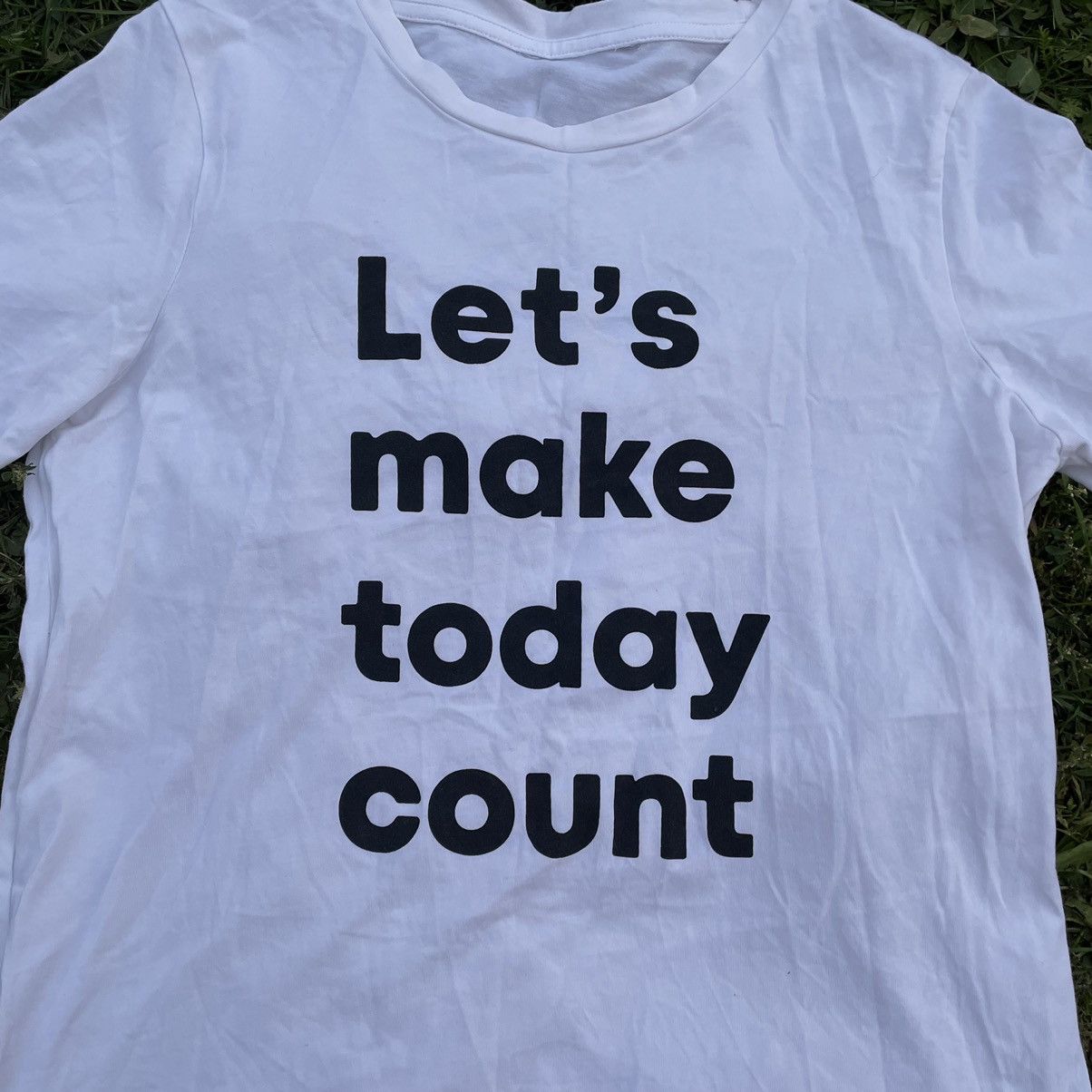 Vintage Vintage Y2K Graphic Tee Motivational Print Streetwear Boxy M Size US M / EU 48-50 / 2 - 5 Thumbnail