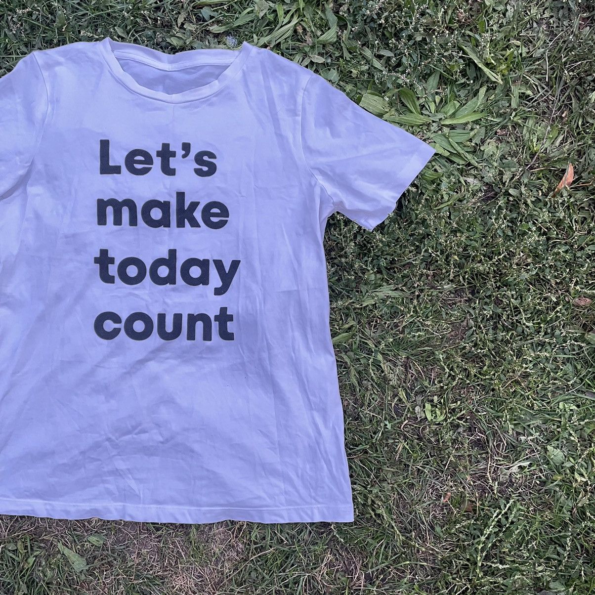 Vintage Vintage Y2K Graphic Tee Motivational Print Streetwear Boxy M Size US M / EU 48-50 / 2 - 3 Thumbnail