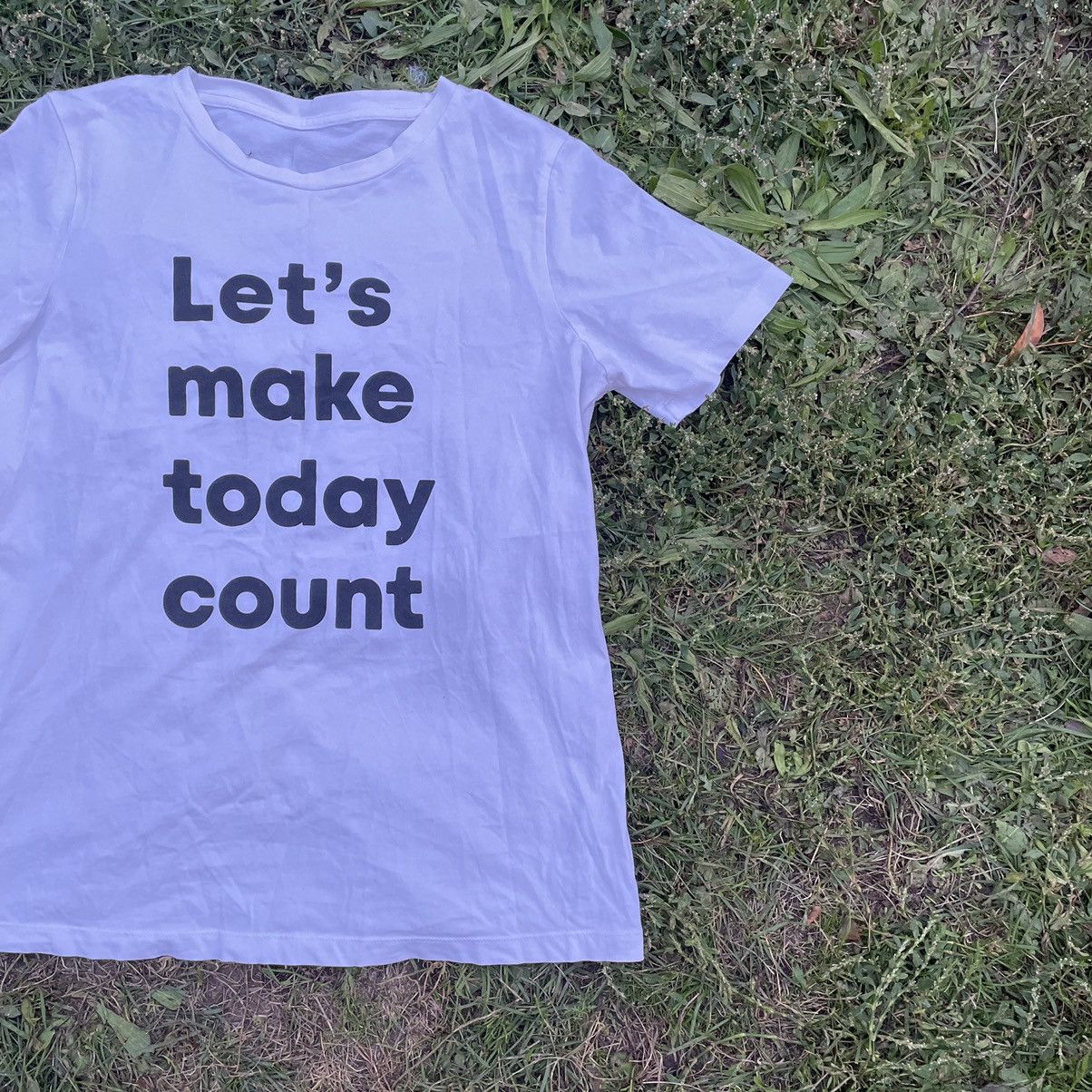 Vintage Vintage Y2K Graphic Tee Motivational Print Streetwear Boxy M Size US M / EU 48-50 / 2 - 2 Thumbnail