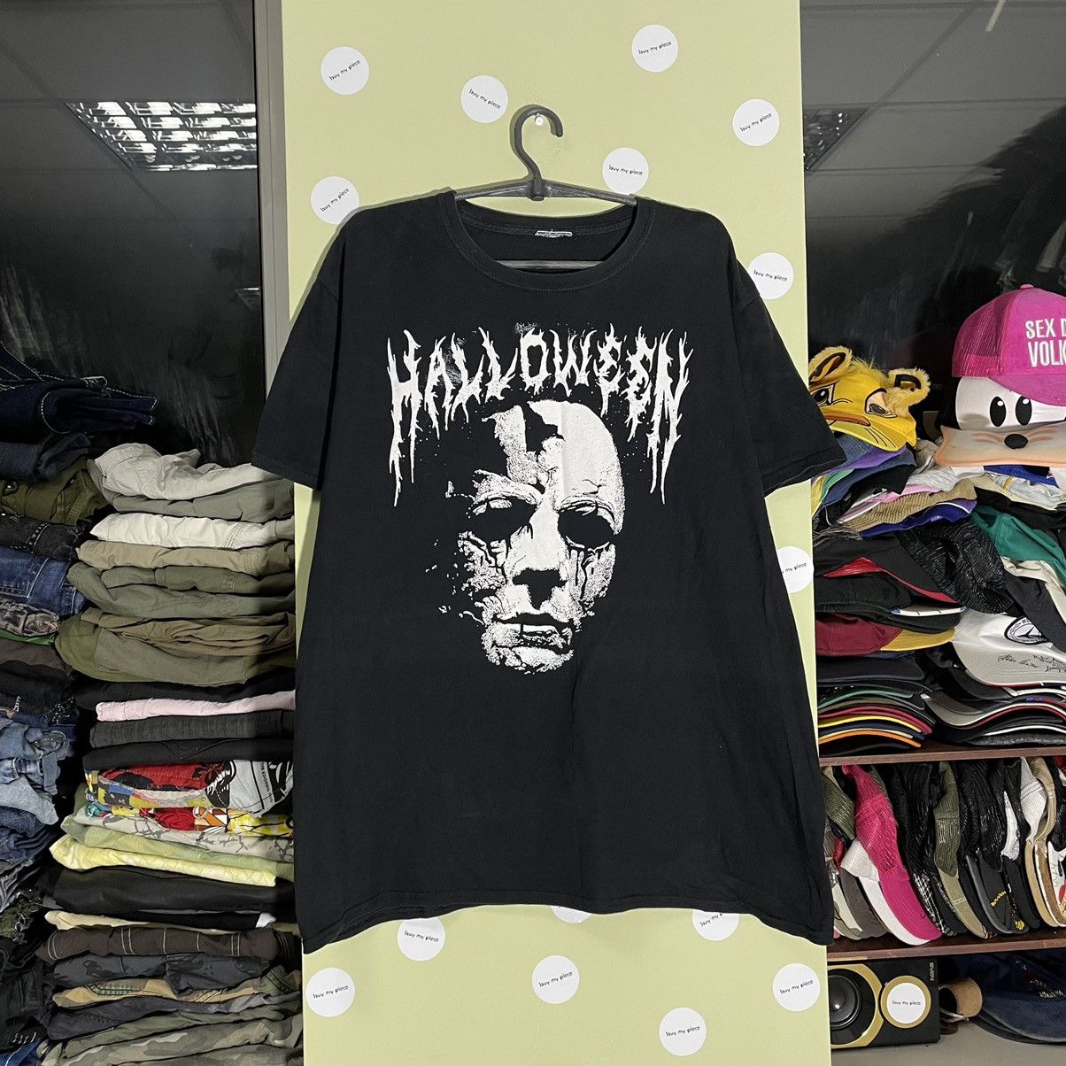 Vintage Vintage 90s Graphic Band Tee Thrashed Grunge Black Baggy XL Size US XL / EU 56 / 4 - 1 Thumbnail