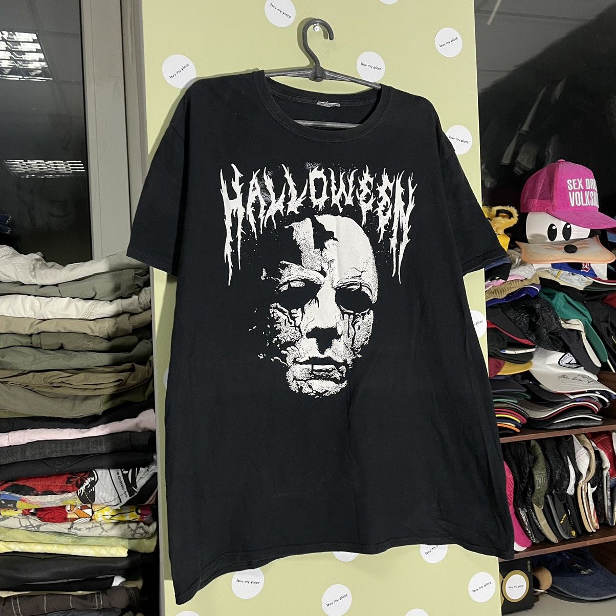 Vintage Vintage 90s Graphic Band Tee Thrashed Grunge Black Baggy XL Size US XL / EU 56 / 4 - 3 Thumbnail