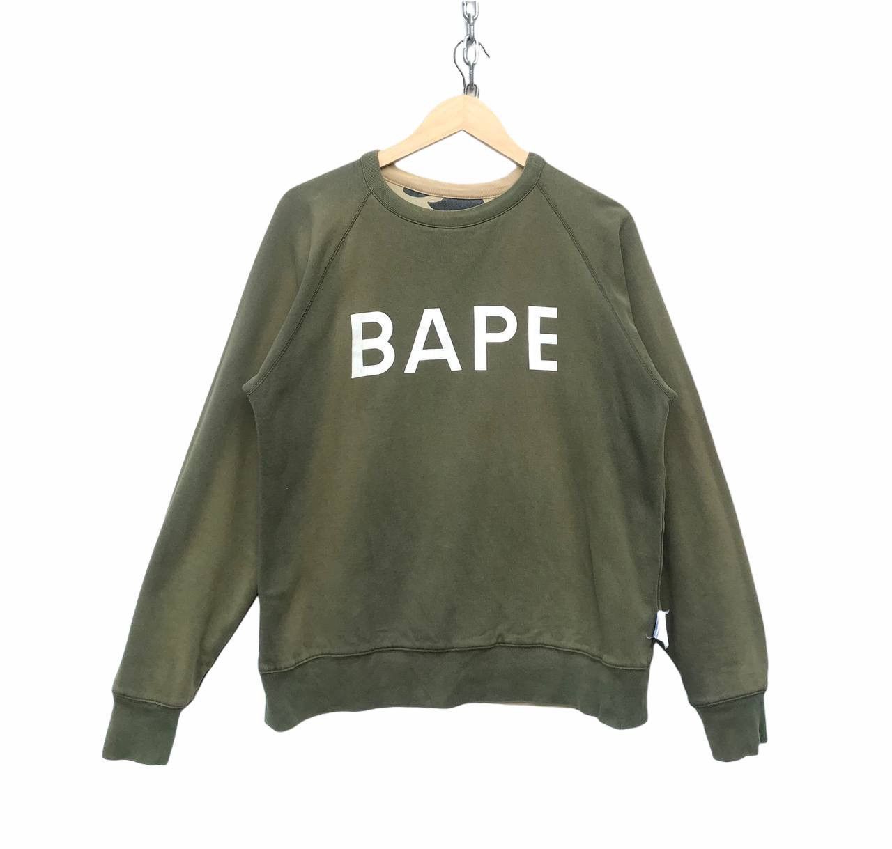 Bape Bape Camo Reversible Crewneck Size US M / EU 48-50 / 2 - 5 Thumbnail