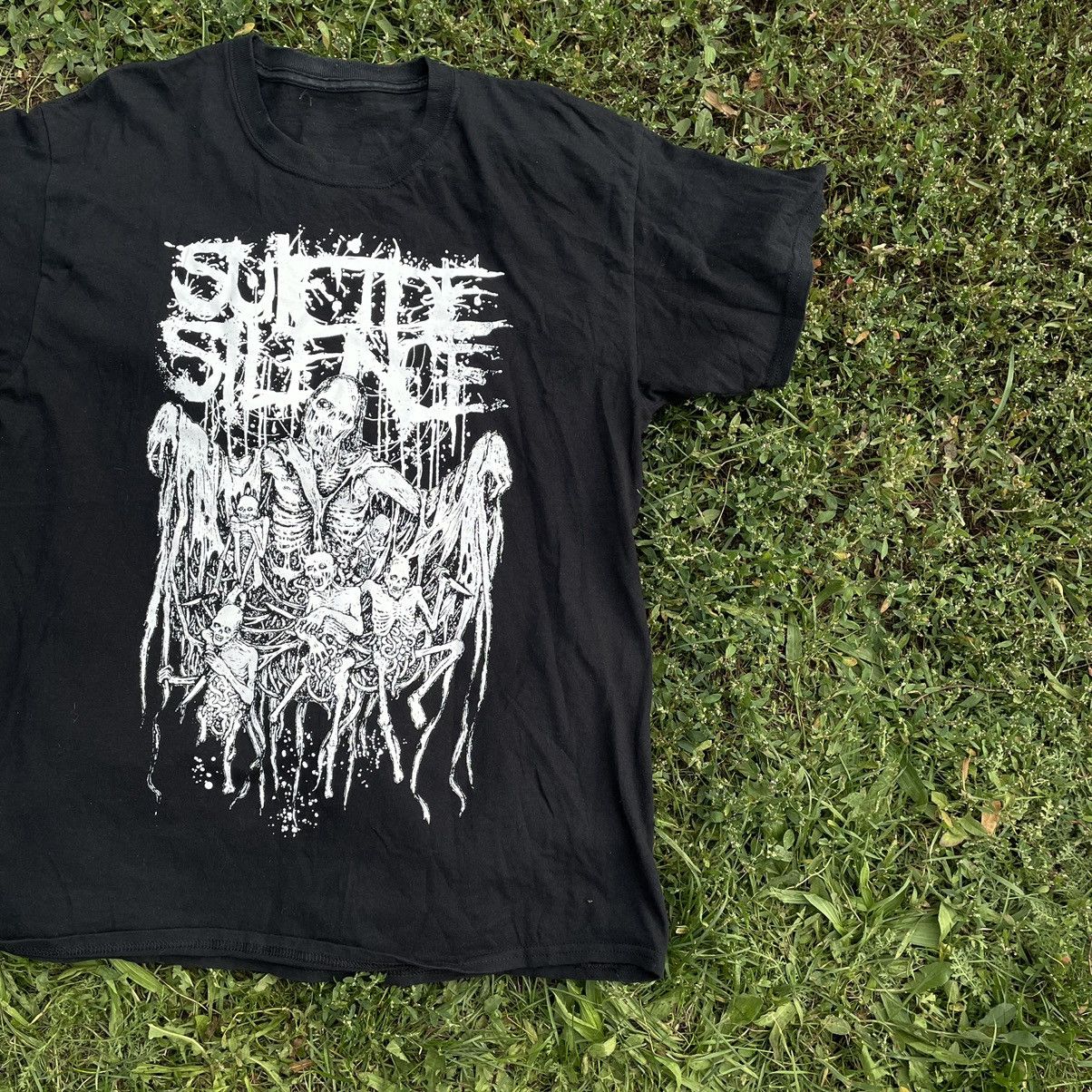 Band Tees Vintage Y2K Skulls Vamp Devil Dead Face Horror Print Tee Size US M / EU 48-50 / 2 - 2 Thumbnail