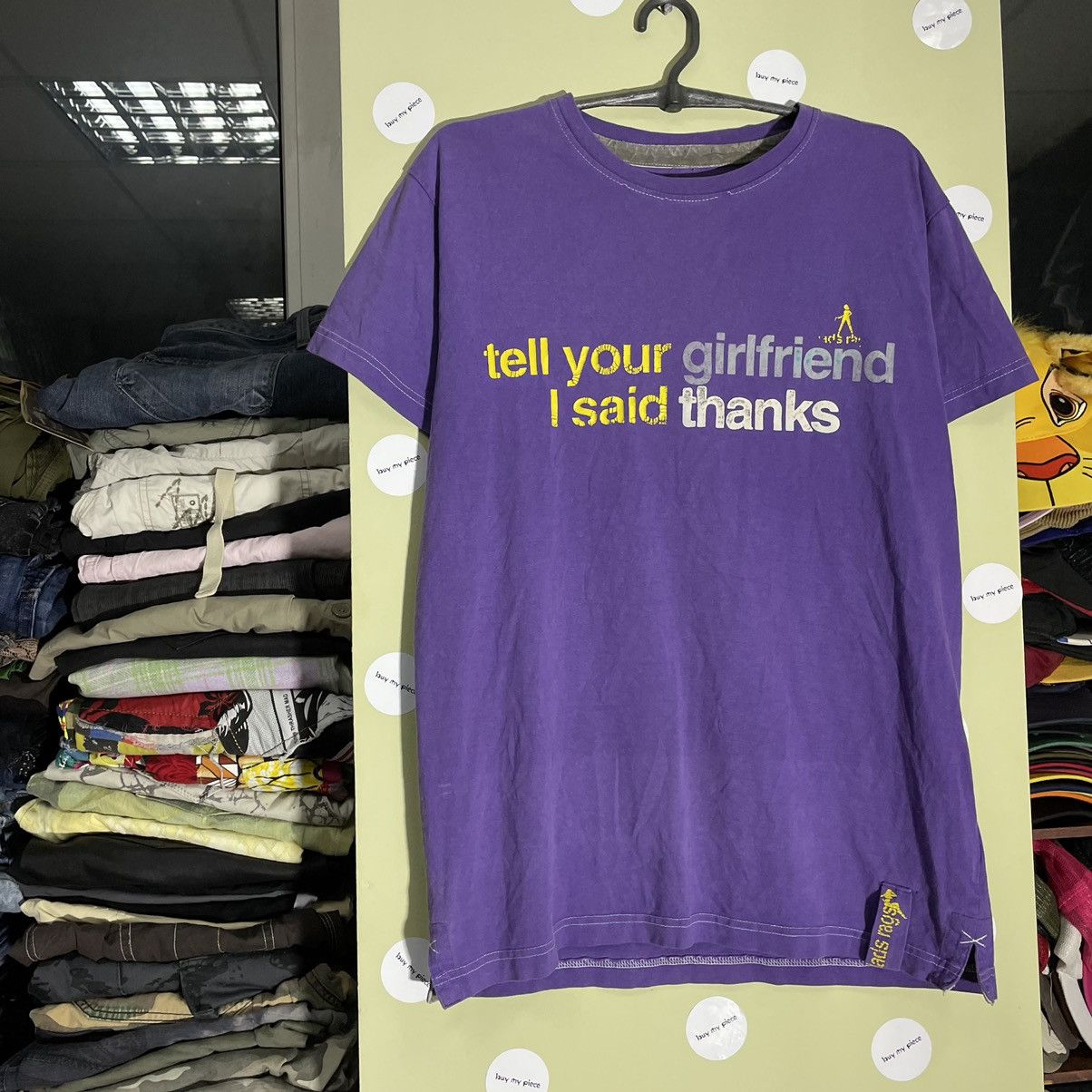 Vintage Vintage Y2K Purple Faded Graphic Tee Streetwear Tapered L Size US L / EU 52-54 / 3 - 4 Thumbnail