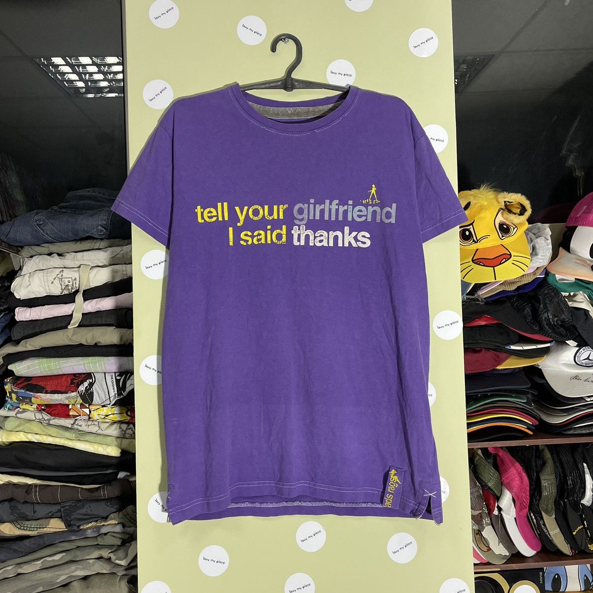 Vintage Vintage Y2K Purple Faded Graphic Tee Streetwear Tapered L Size US L / EU 52-54 / 3 - 1 Thumbnail