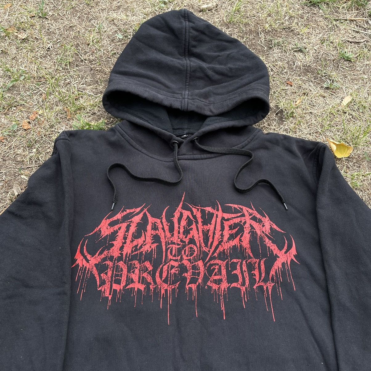 Vintage Vintage Y2K Punk Skull Graphic Hoodie Black Oversized M Size US M / EU 48-50 / 2 - 5 Thumbnail