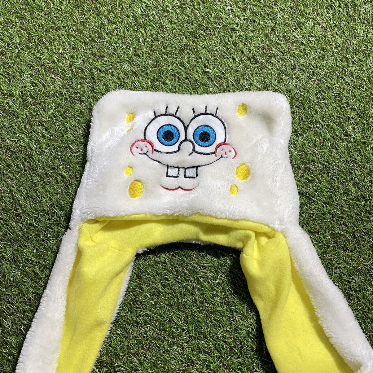 Vintage Vintage 90s SpongeBob Graphic Beanie Y2K Cartoon Baggy OS Size ONE SIZE - 1 Thumbnail