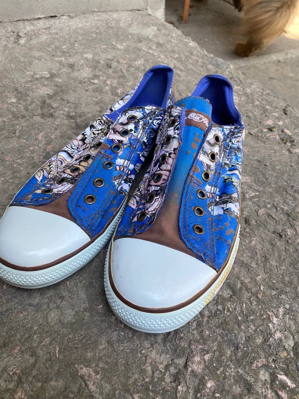 Christian Audigier Vintage Ed Hardy Christian Audigier low Top Sneakers shoes Size US 11 / EU 44 - 8 Thumbnail