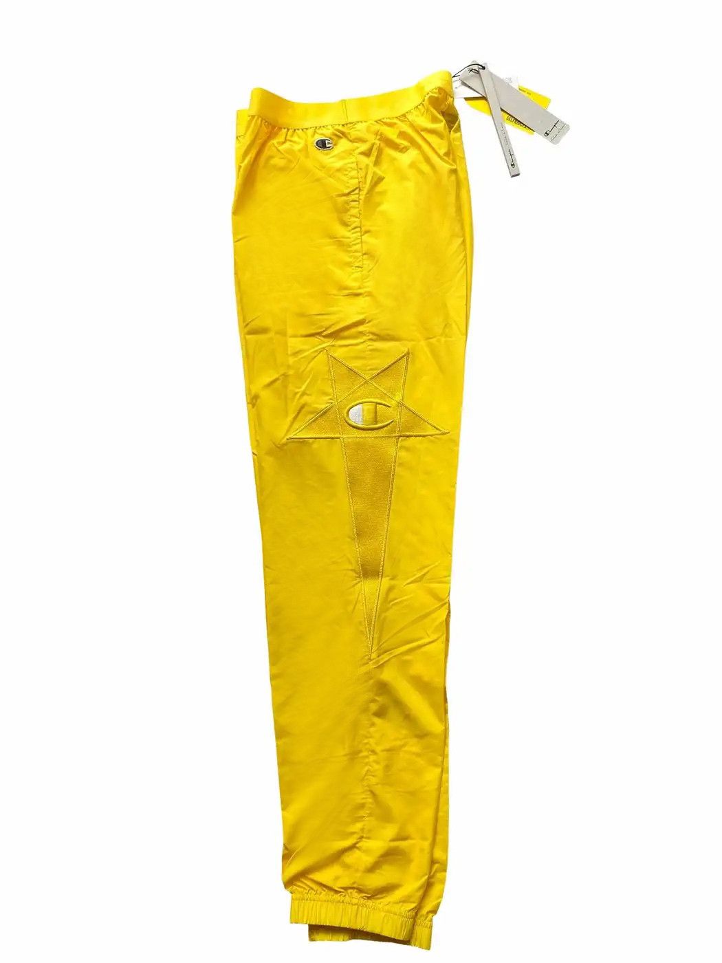 Champion × Rick Owens ⚡️QUICK SALE⚡️ Rick Owens x Champion Yellow Jogger Size US 26 / EU 42 - 2 Thumbnail
