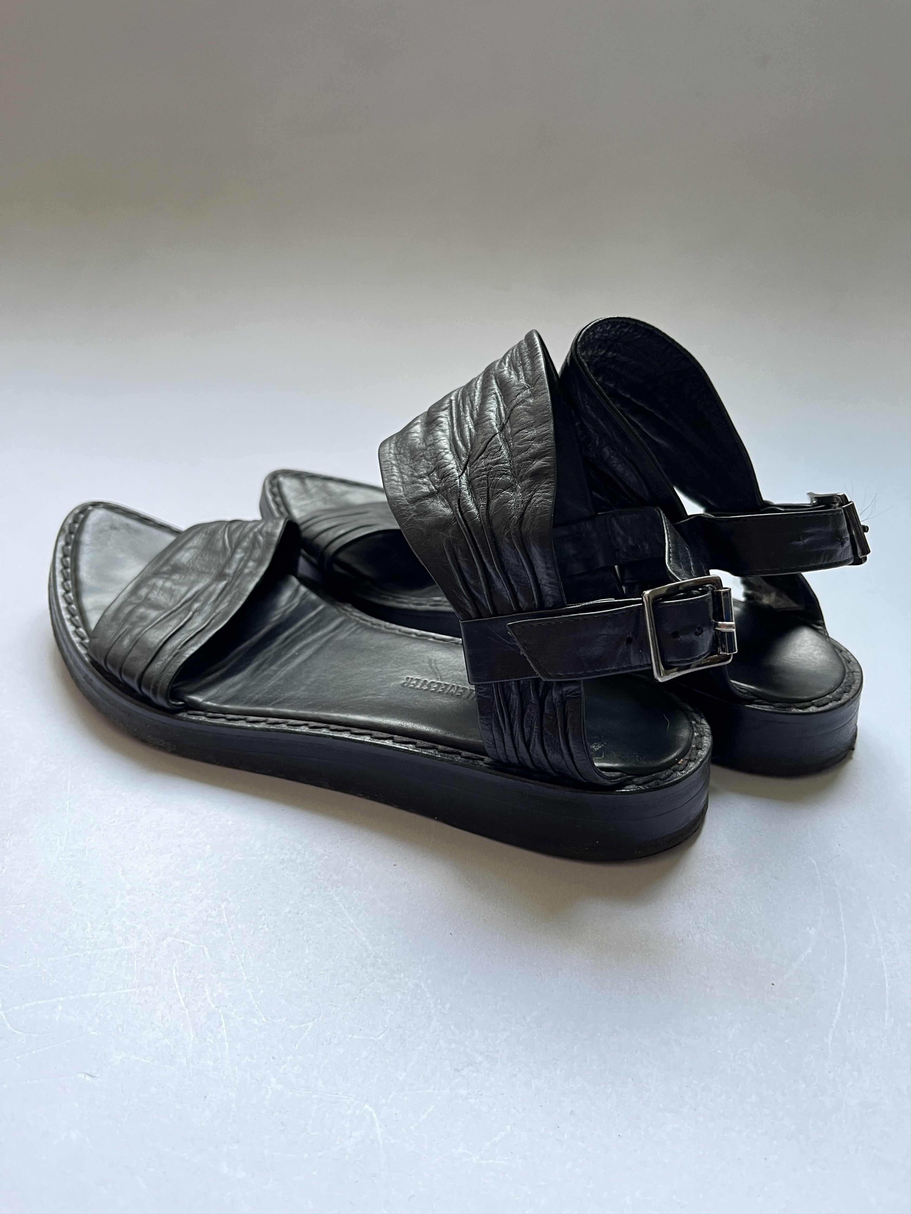 Ann Demeulemeester ⚡️QUICK SALE⚡️Ann Demeulemeester Black Pointed Sandals Size US 8 / IT 38 - 3 Thumbnail