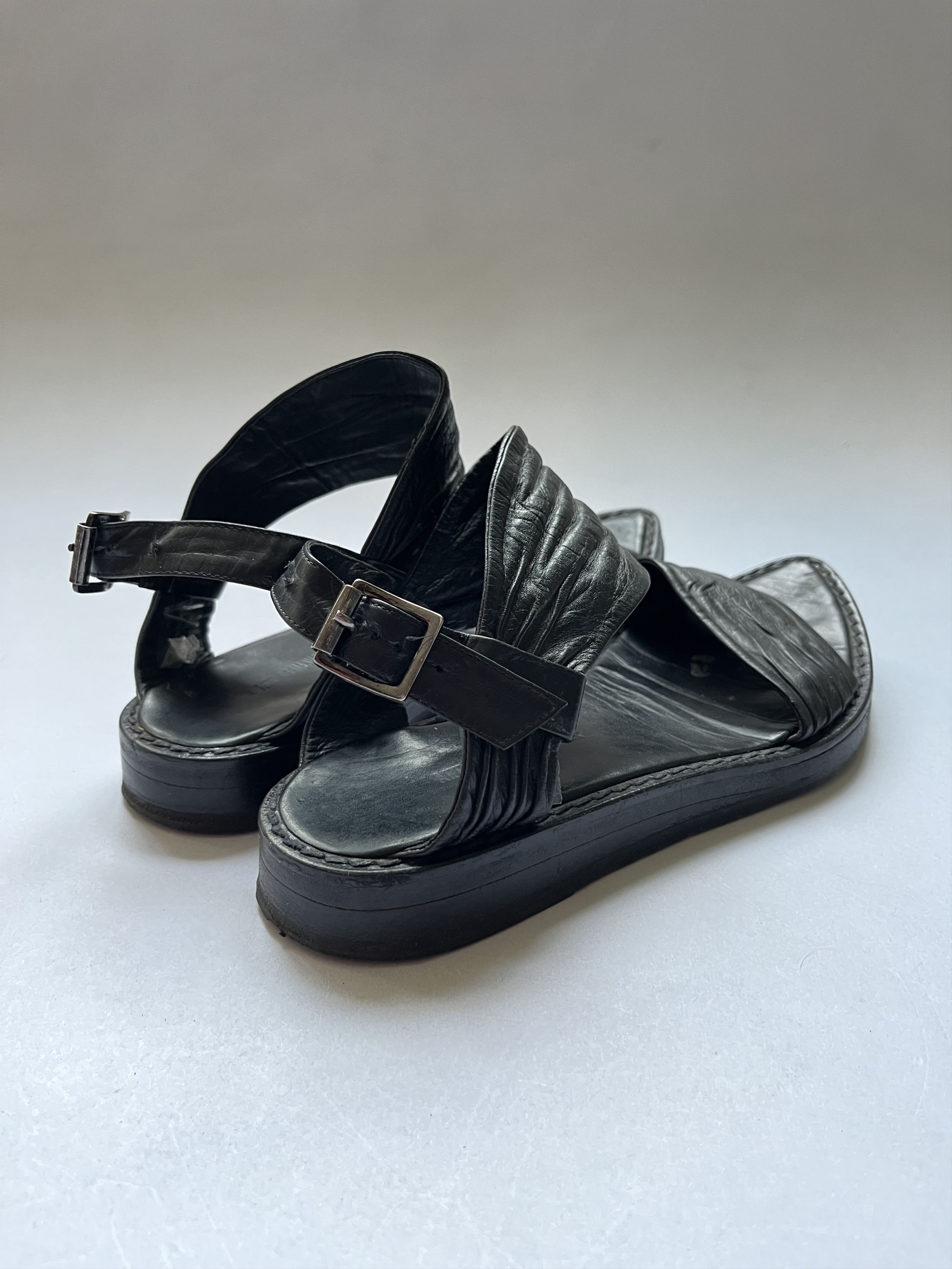 Ann Demeulemeester ⚡️QUICK SALE⚡️Ann Demeulemeester Black Pointed Sandals Size US 8 / IT 38 - 2 Thumbnail