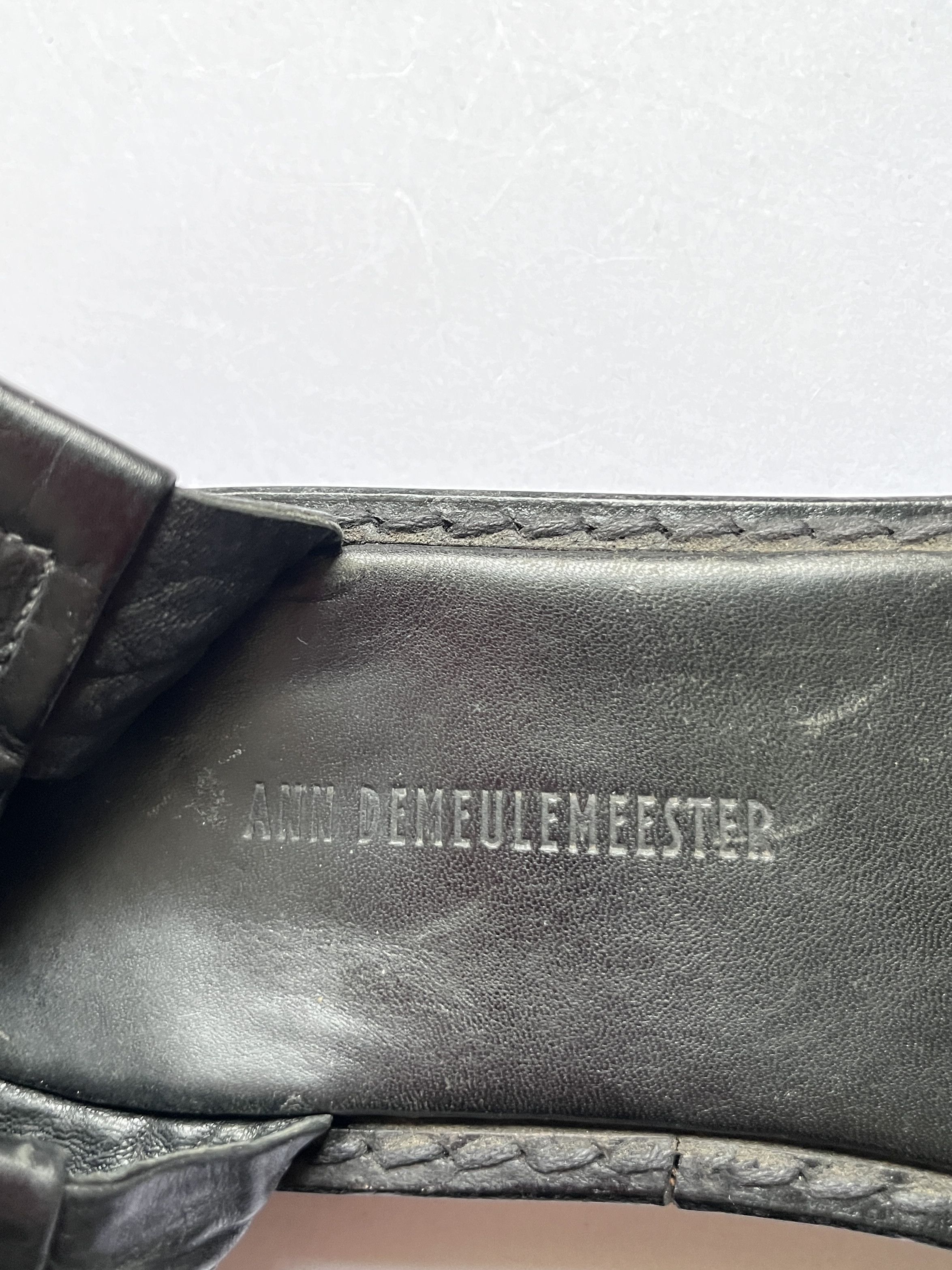 Ann Demeulemeester ⚡️QUICK SALE⚡️Ann Demeulemeester Black Pointed Sandals Size US 8 / IT 38 - 6 Thumbnail