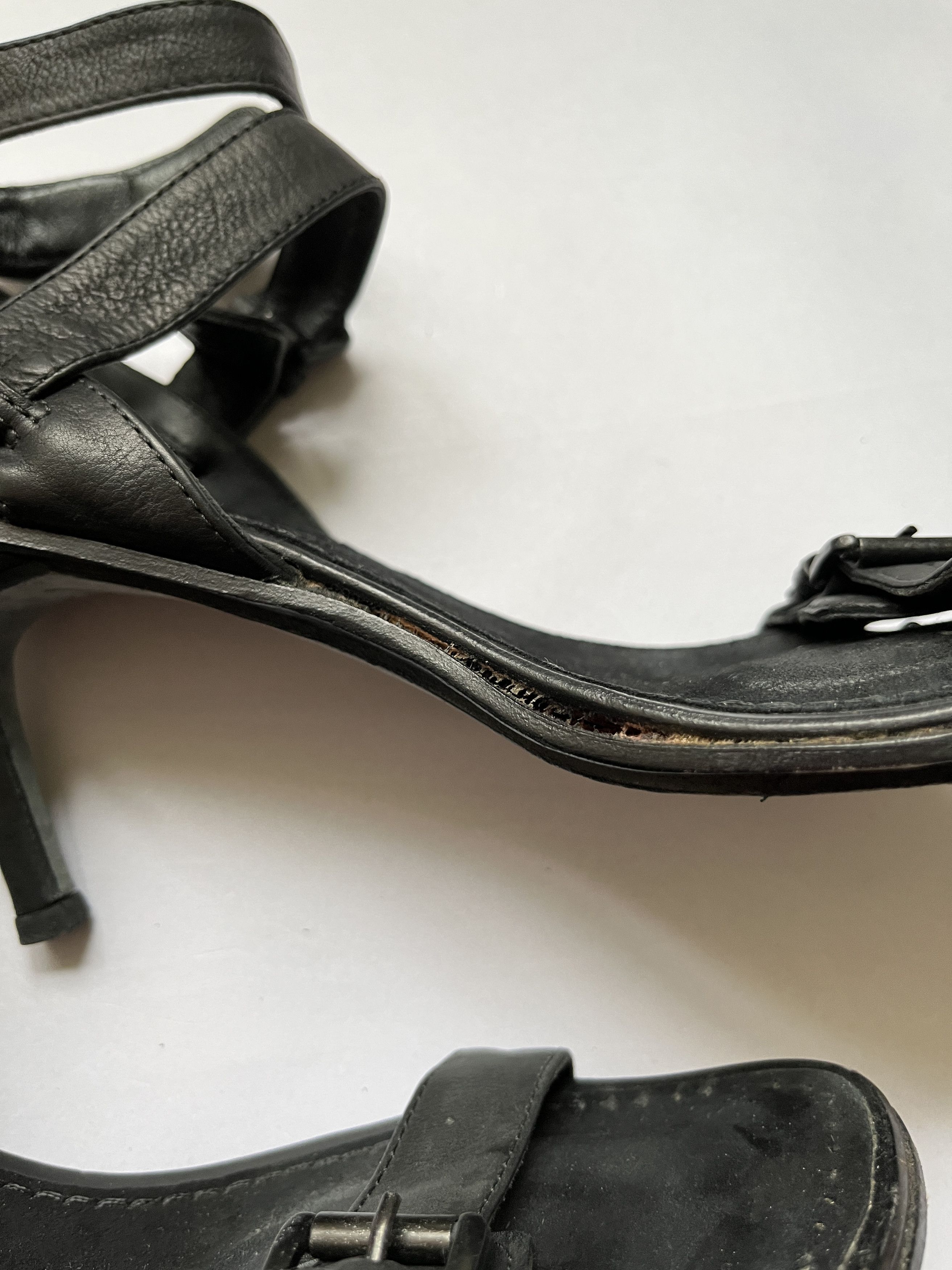Ann Demeulemeester ⚡️QUICK SALE⚡️Ann Demeulemeester Black High Heel Sandals Size US 7.5 / IT 37.5 - 10 Thumbnail