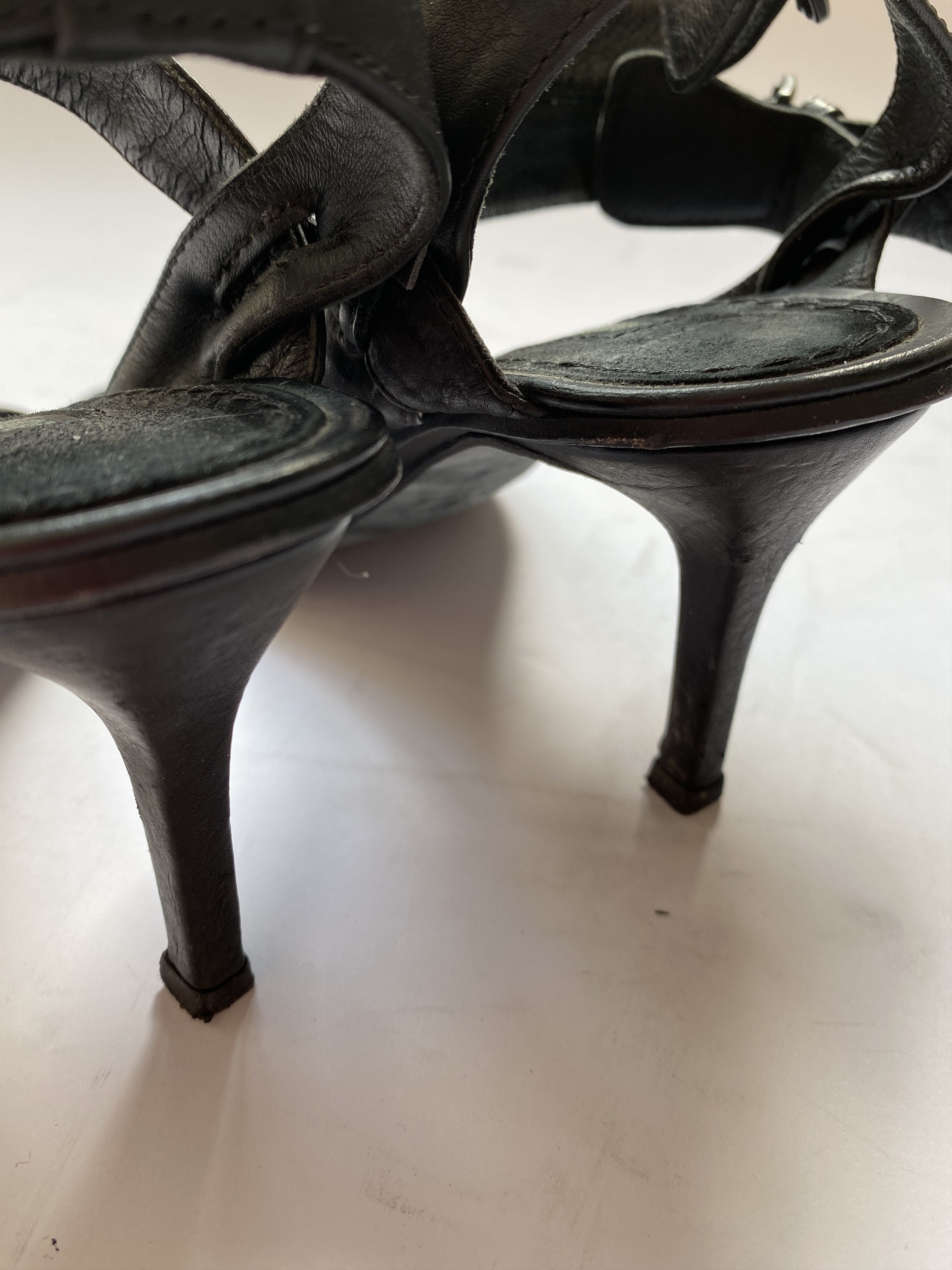 Ann Demeulemeester ⚡️QUICK SALE⚡️Ann Demeulemeester Black High Heel Sandals Size US 7.5 / IT 37.5 - 5 Thumbnail
