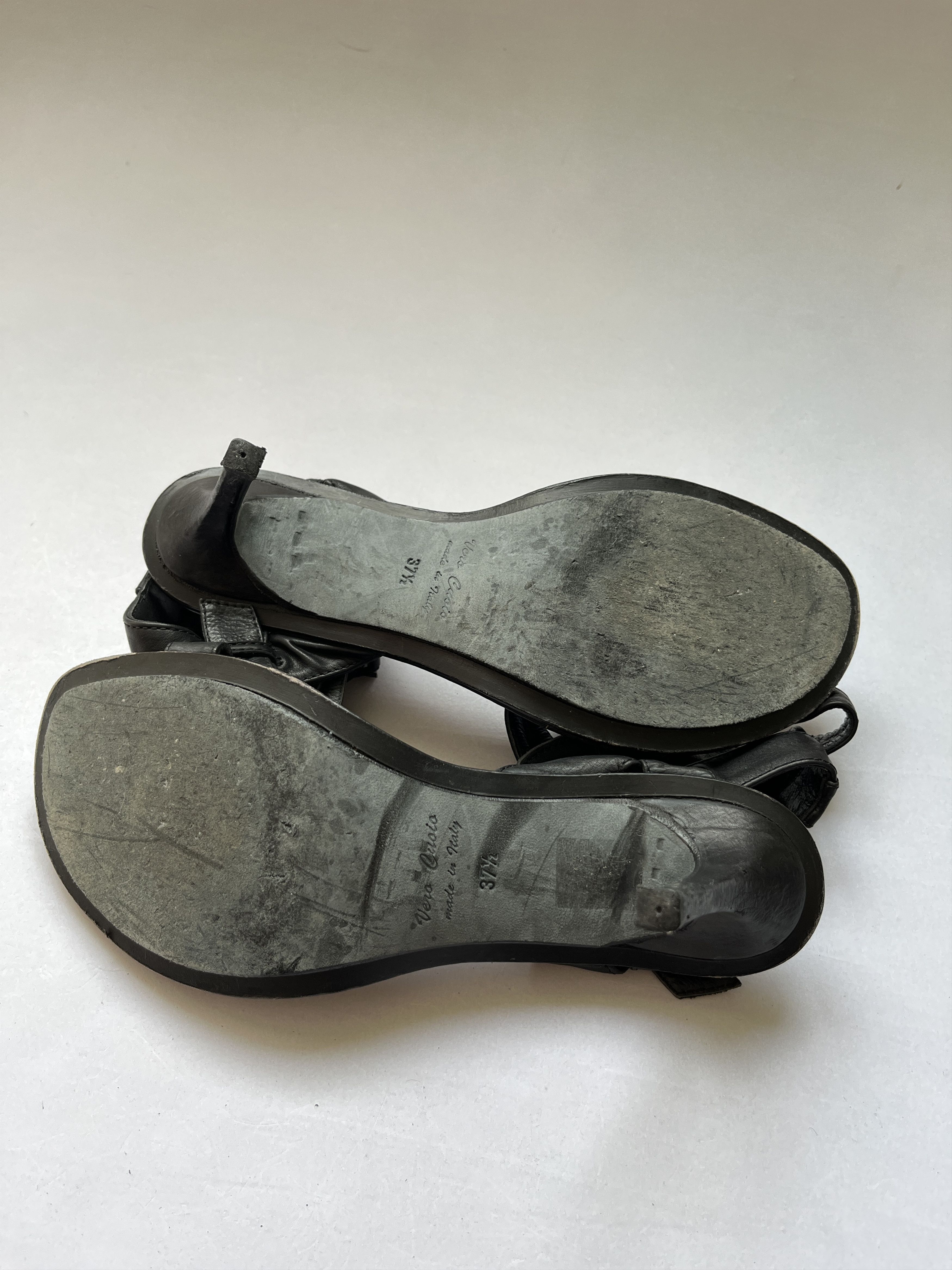 Ann Demeulemeester ⚡️QUICK SALE⚡️Ann Demeulemeester Black High Heel Sandals Size US 7.5 / IT 37.5 - 8 Thumbnail