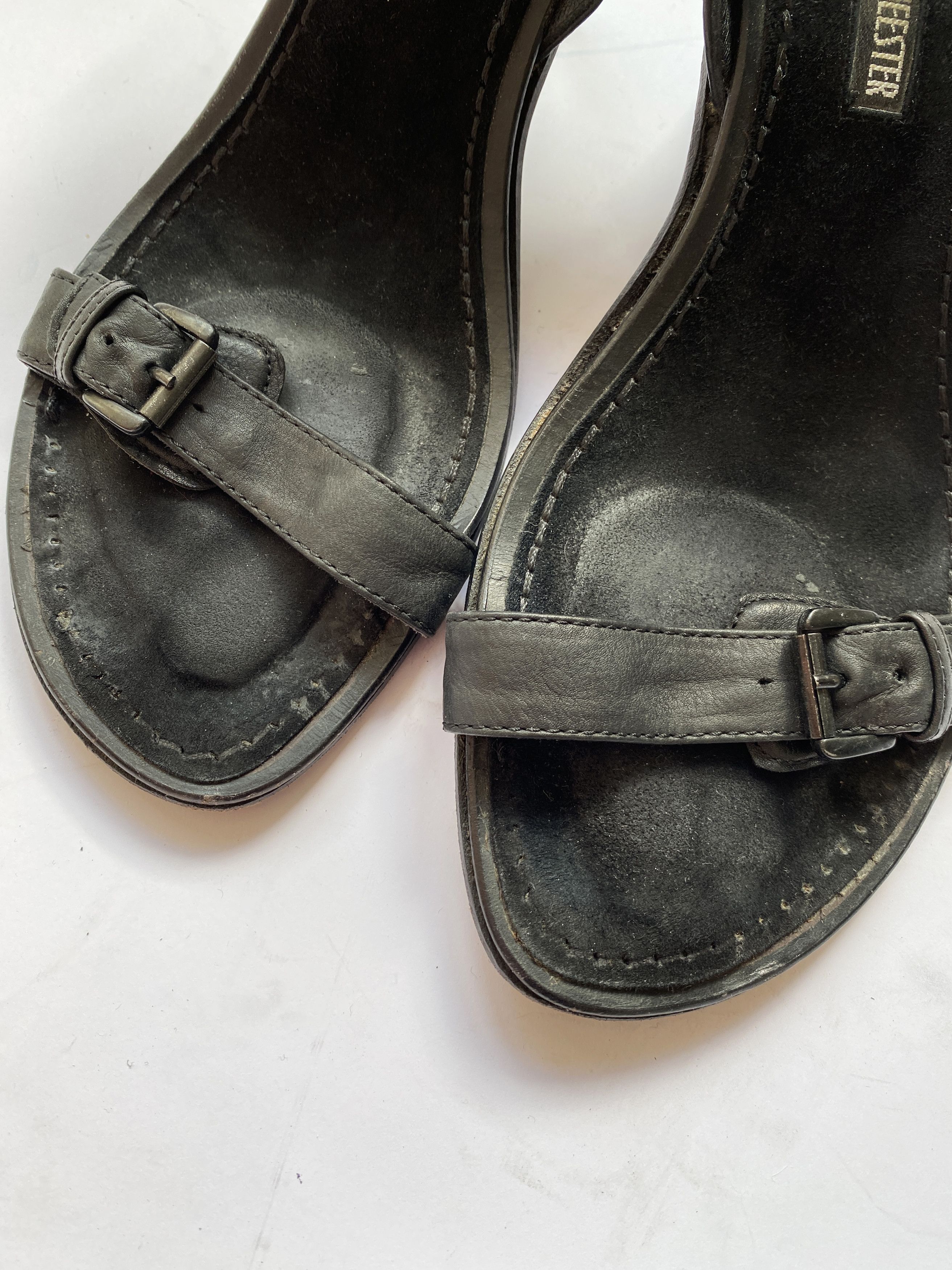 Ann Demeulemeester ⚡️QUICK SALE⚡️Ann Demeulemeester Black High Heel Sandals Size US 7.5 / IT 37.5 - 9 Thumbnail