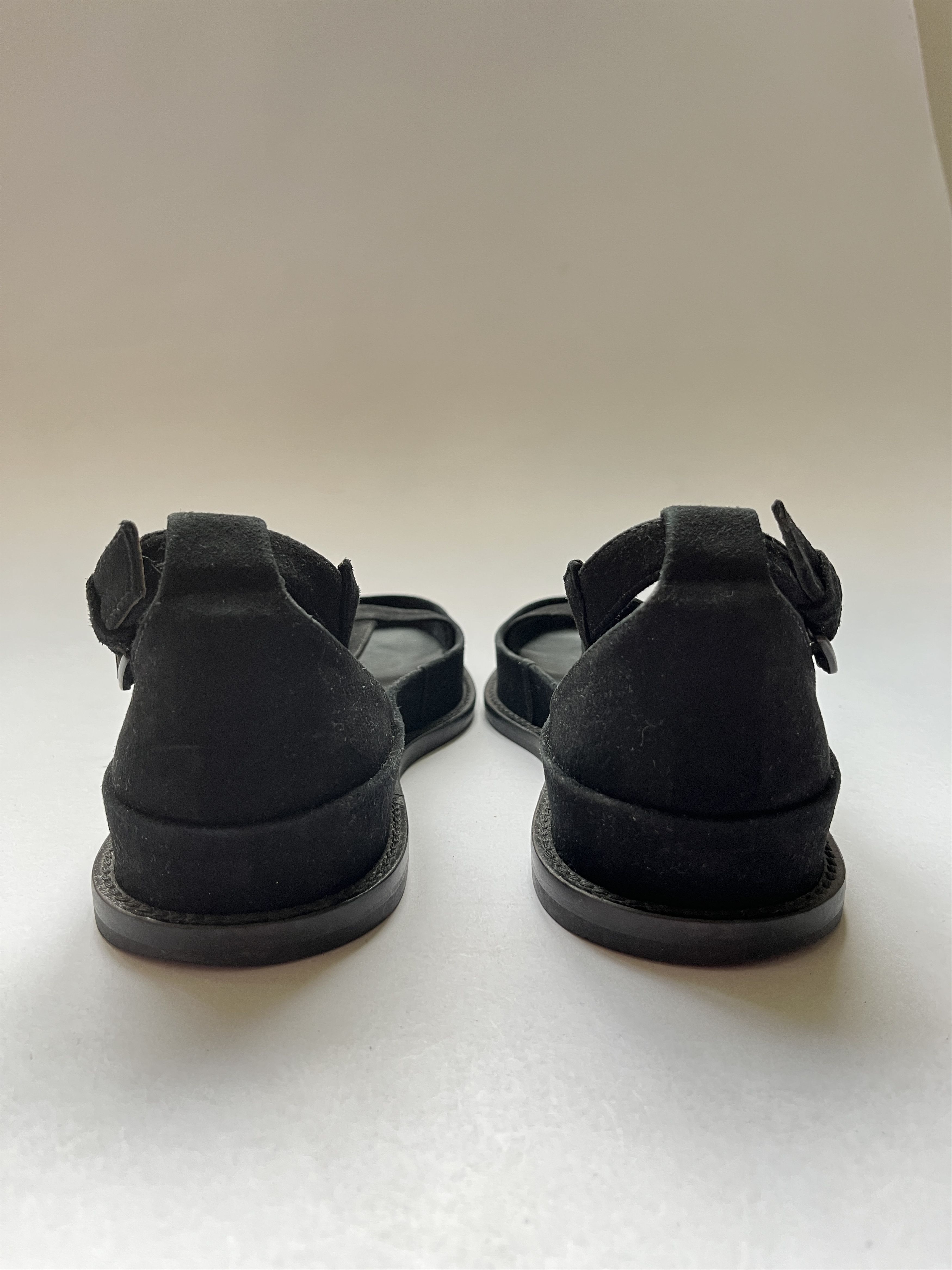 Ann Demeulemeester ⚡️QUICK SALE⚡️Ann Demeulemeester Black Suede Sandals Size US 7.5 / IT 37.5 - 8 Thumbnail