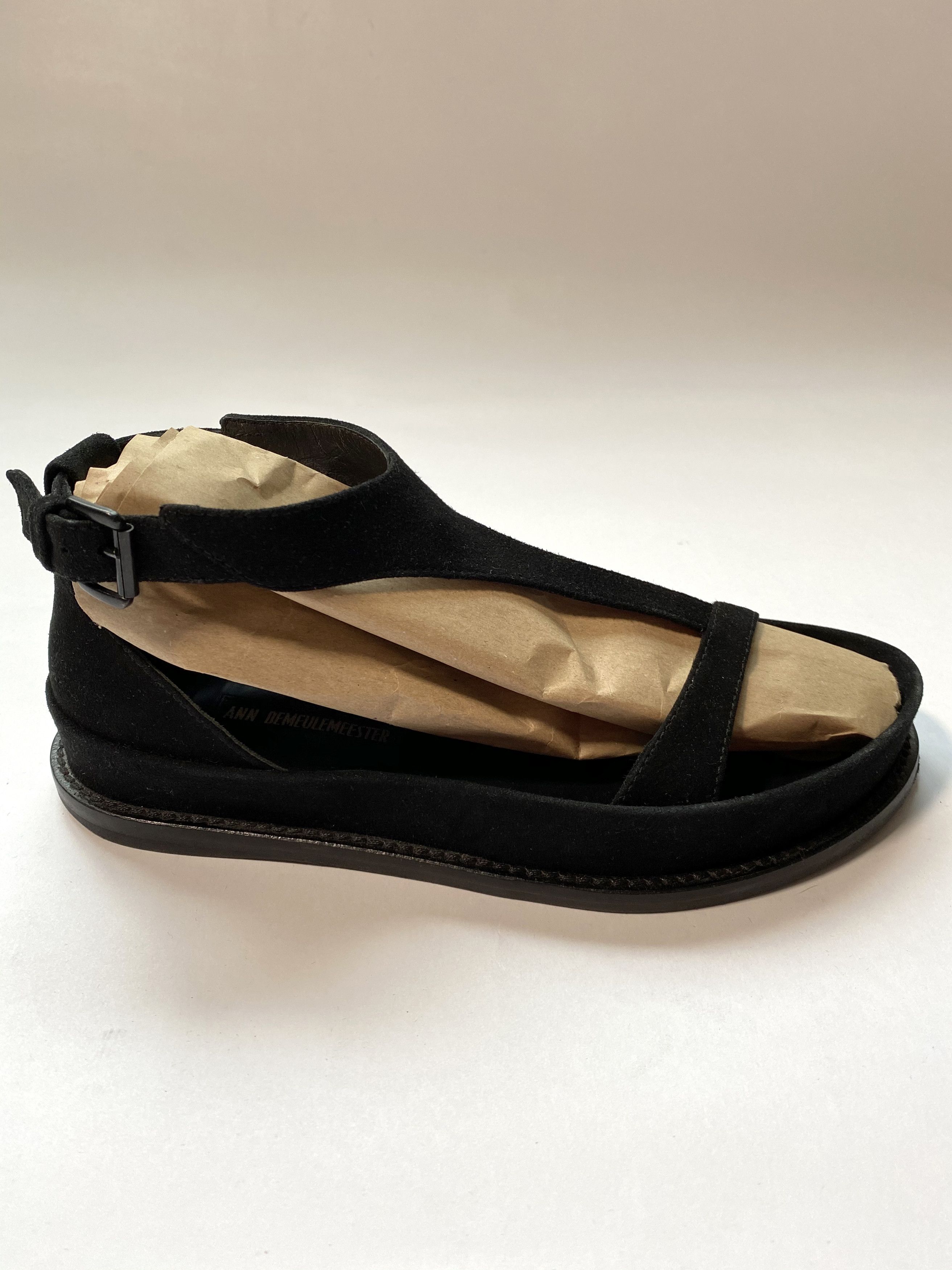 Ann Demeulemeester ⚡️QUICK SALE⚡️Ann Demeulemeester Black Suede Sandals Size US 7.5 / IT 37.5 - 3 Thumbnail