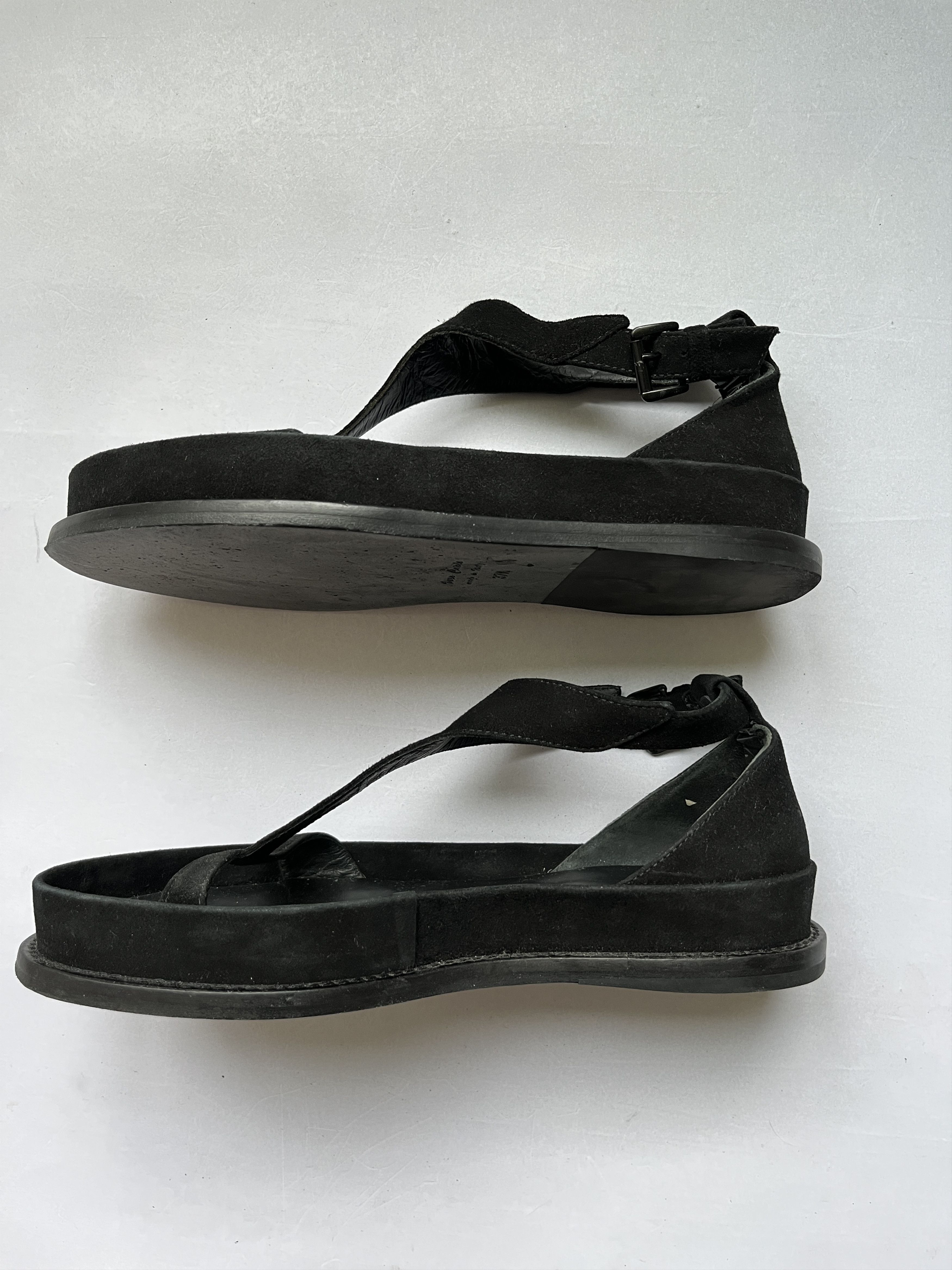 Ann Demeulemeester ⚡️QUICK SALE⚡️Ann Demeulemeester Black Suede Sandals Size US 7.5 / IT 37.5 - 7 Thumbnail