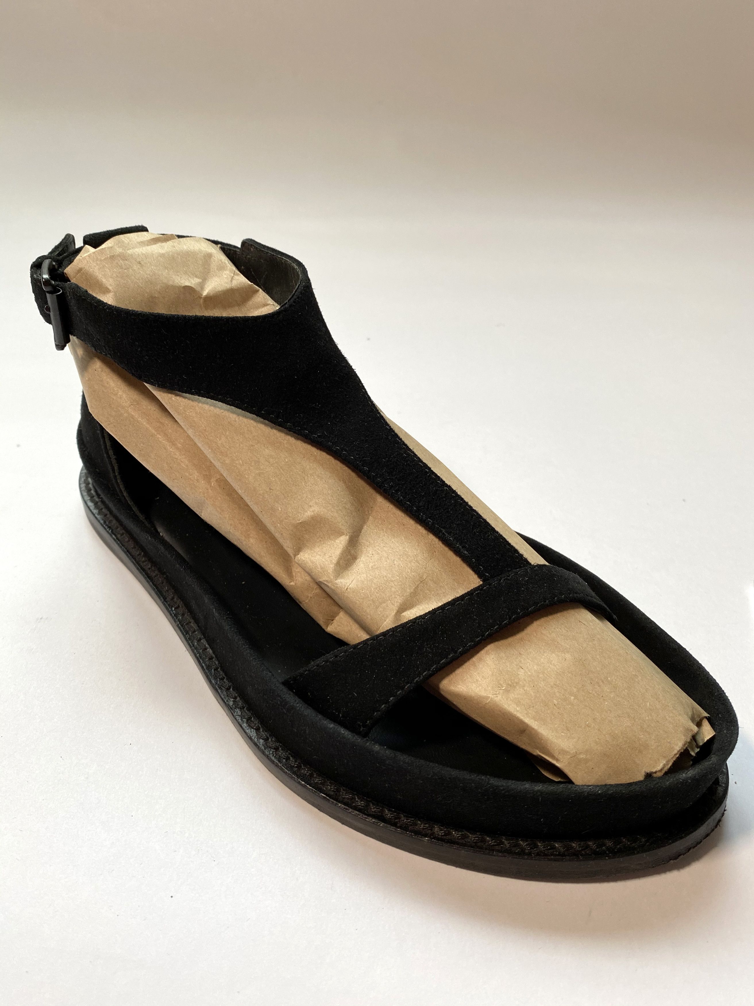 Ann Demeulemeester ⚡️QUICK SALE⚡️Ann Demeulemeester Black Suede Sandals Size US 7.5 / IT 37.5 - 4 Thumbnail