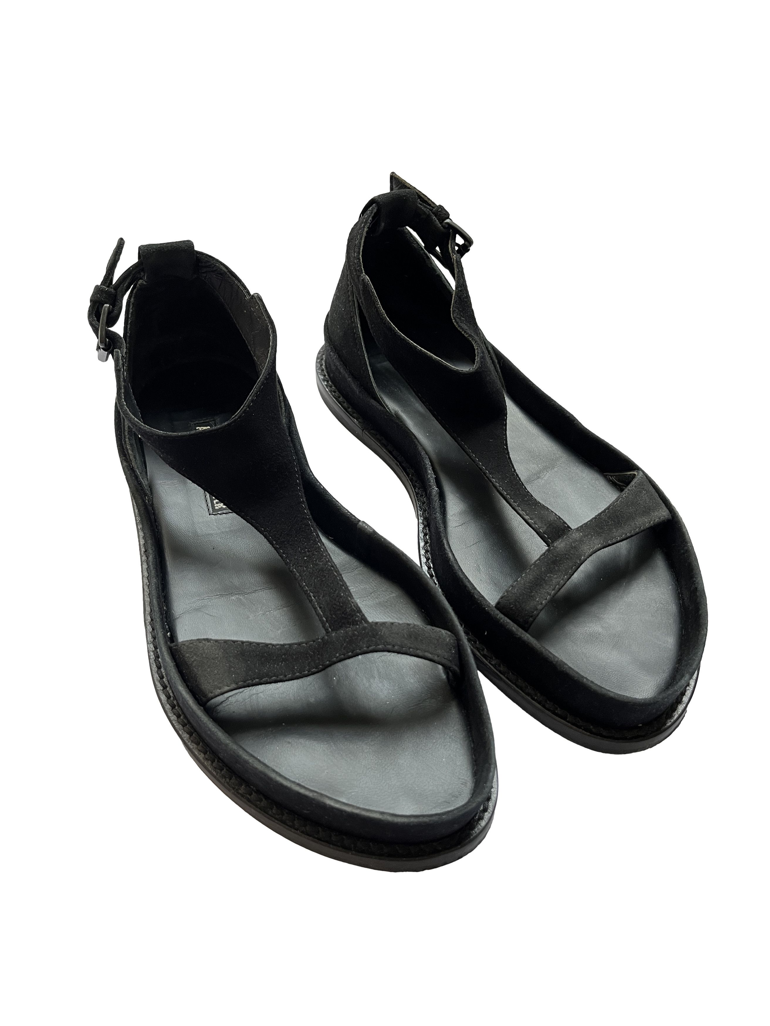 Ann Demeulemeester ⚡️QUICK SALE⚡️Ann Demeulemeester Black Suede Sandals Size US 7.5 / IT 37.5 - 1 Thumbnail