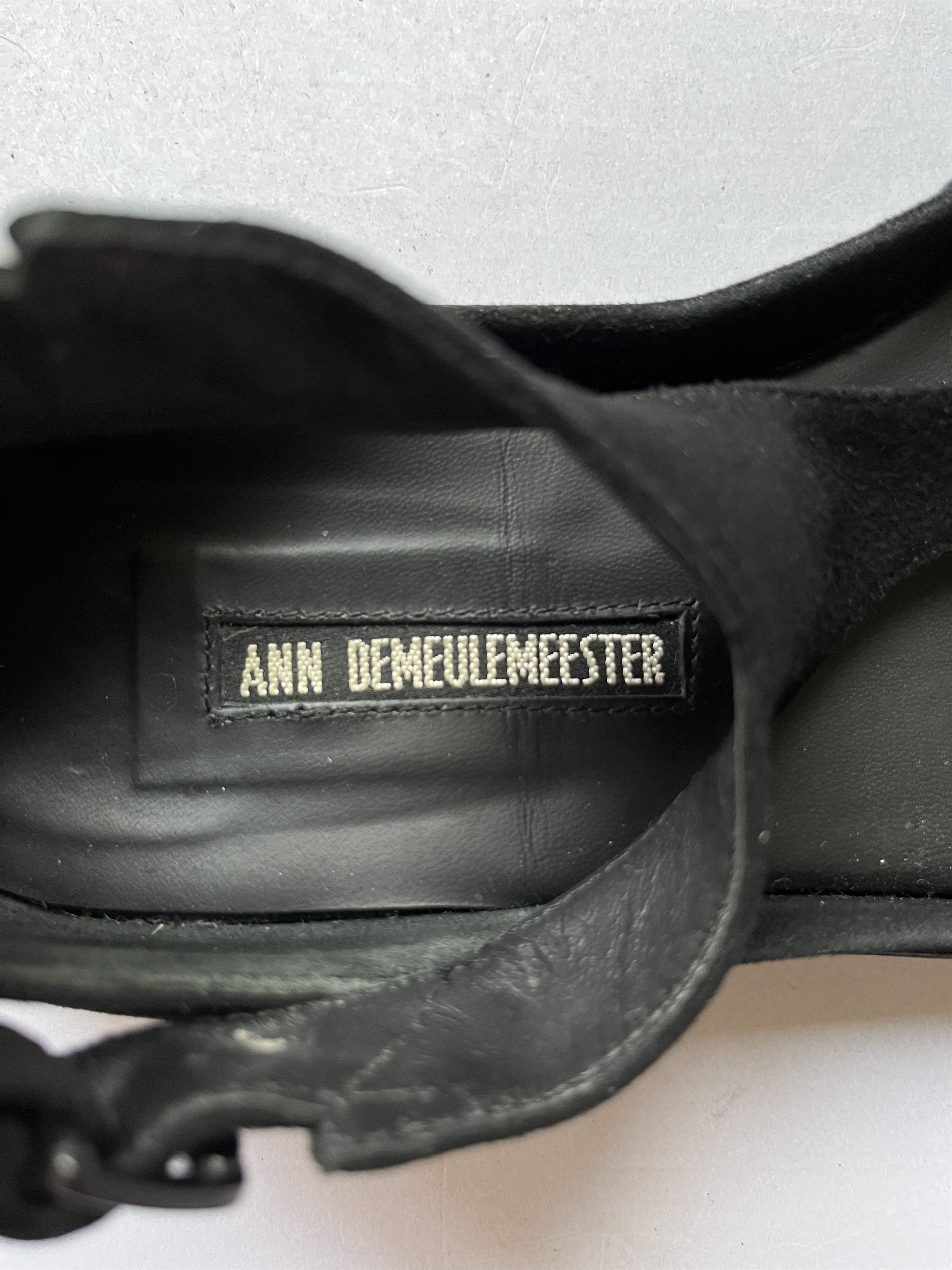 Ann Demeulemeester ⚡️QUICK SALE⚡️Ann Demeulemeester Black Suede Sandals Size US 7.5 / IT 37.5 - 5 Thumbnail