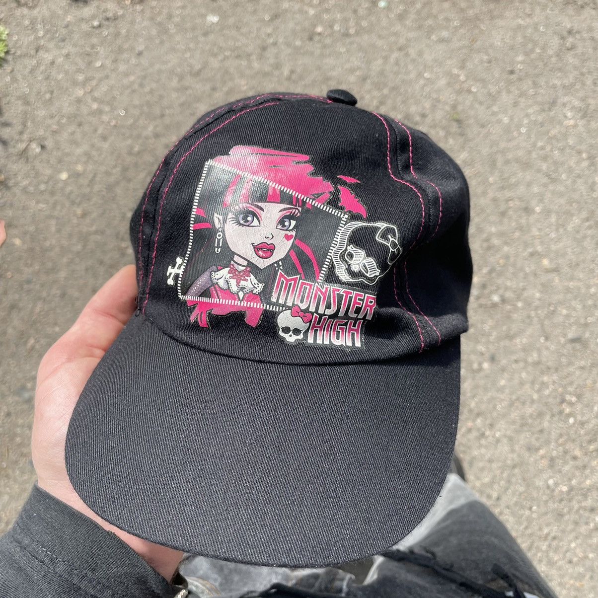 Vintage Vintage Y2K Monster High Graphic Cap Hat Streetwear Rave OS Size ONE SIZE - 3 Thumbnail