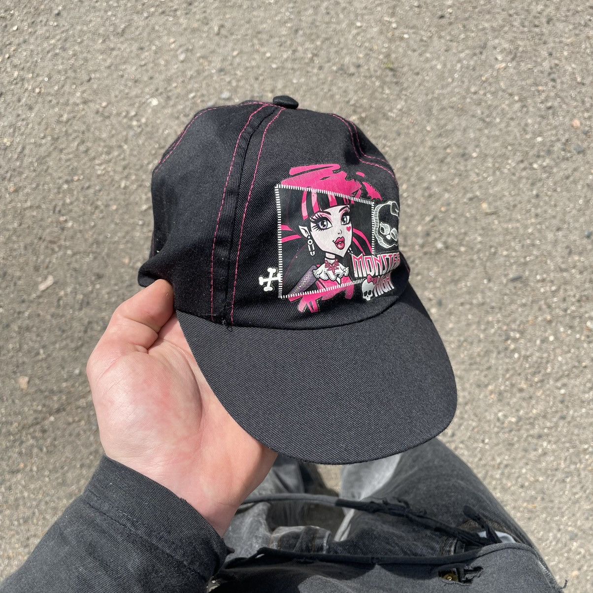 Vintage Vintage Y2K Monster High Graphic Cap Hat Streetwear Rave OS Size ONE SIZE - 4 Thumbnail