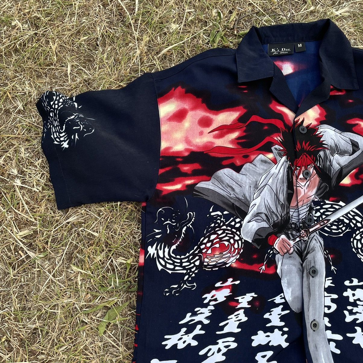 Vintage Vintage 90s Art Japanese Style Summer Surf Shirt Streetwear Size US M / EU 48-50 / 2 - 3 Thumbnail